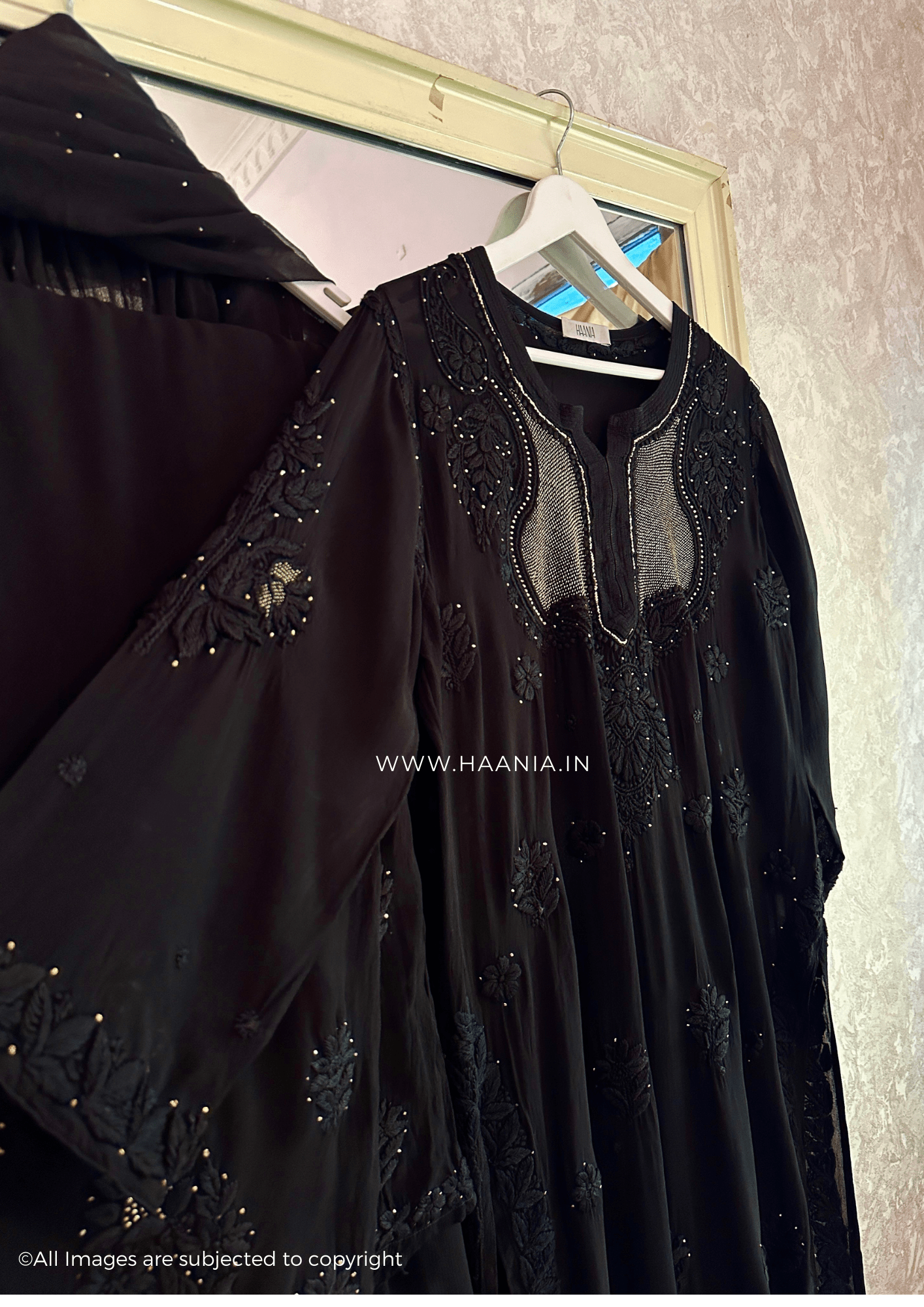 Nurul Kasab Jaal Chikankari Viscose Suit Set