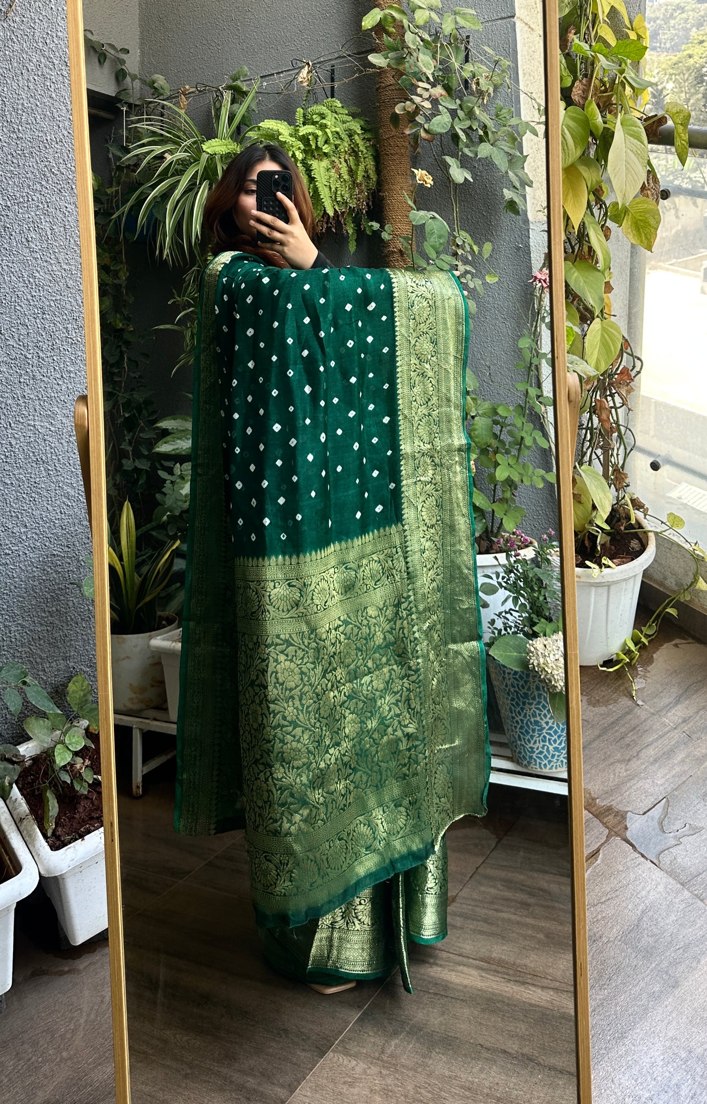 Authentic Bandhani Saree