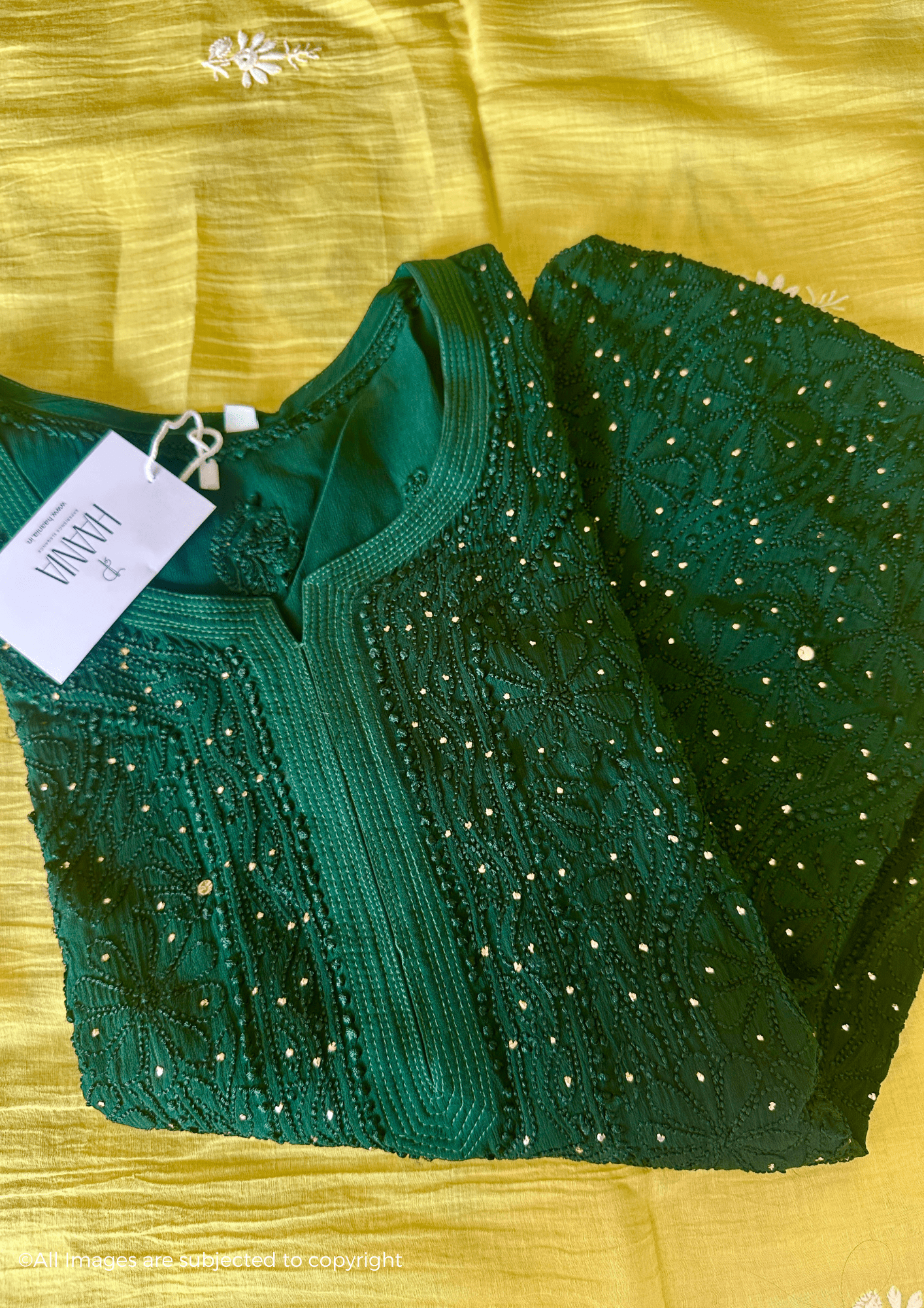 Full Jaal Viscose Chikankari Kurti