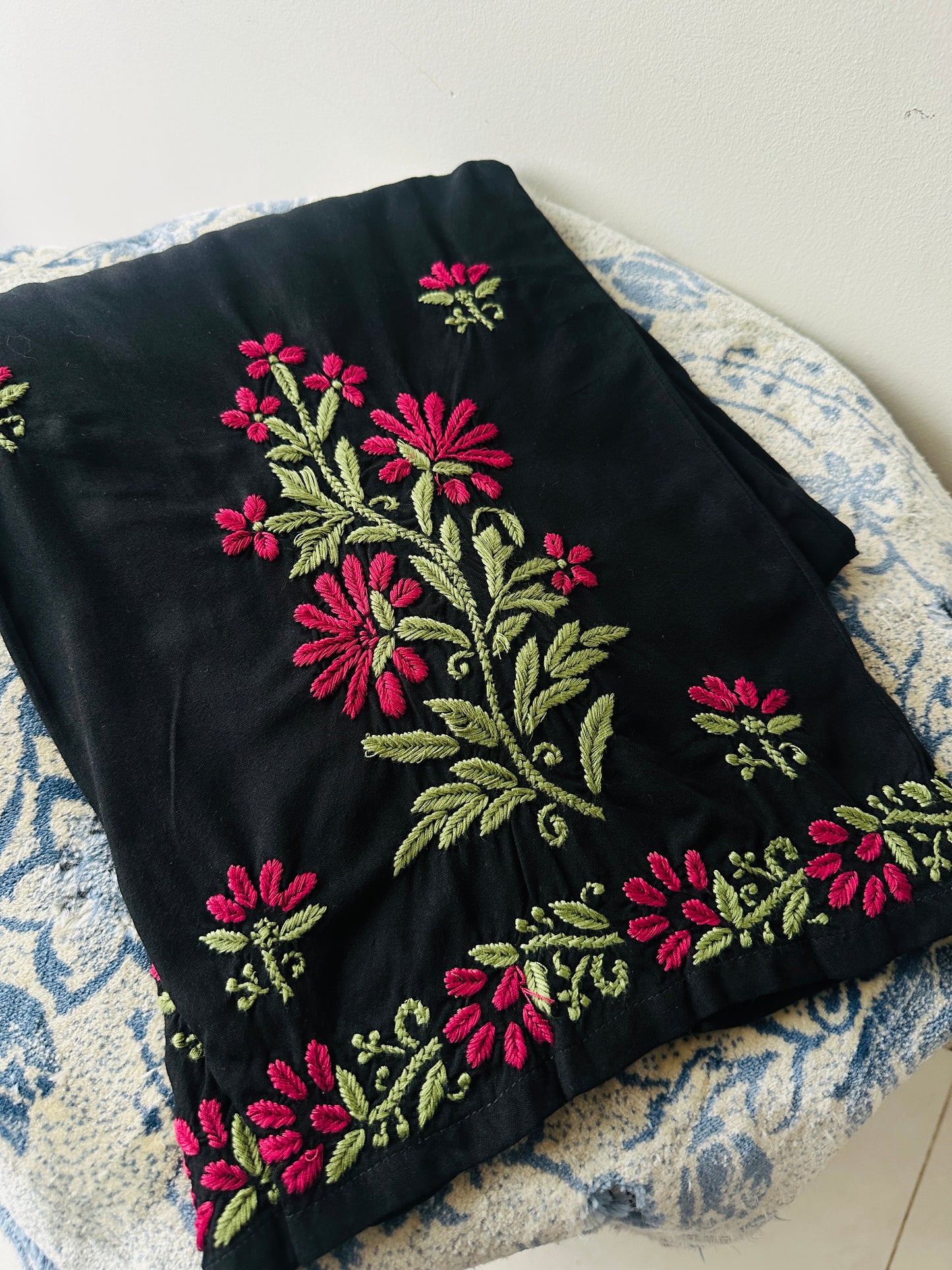Not So Basic Black Chikankari Suit set