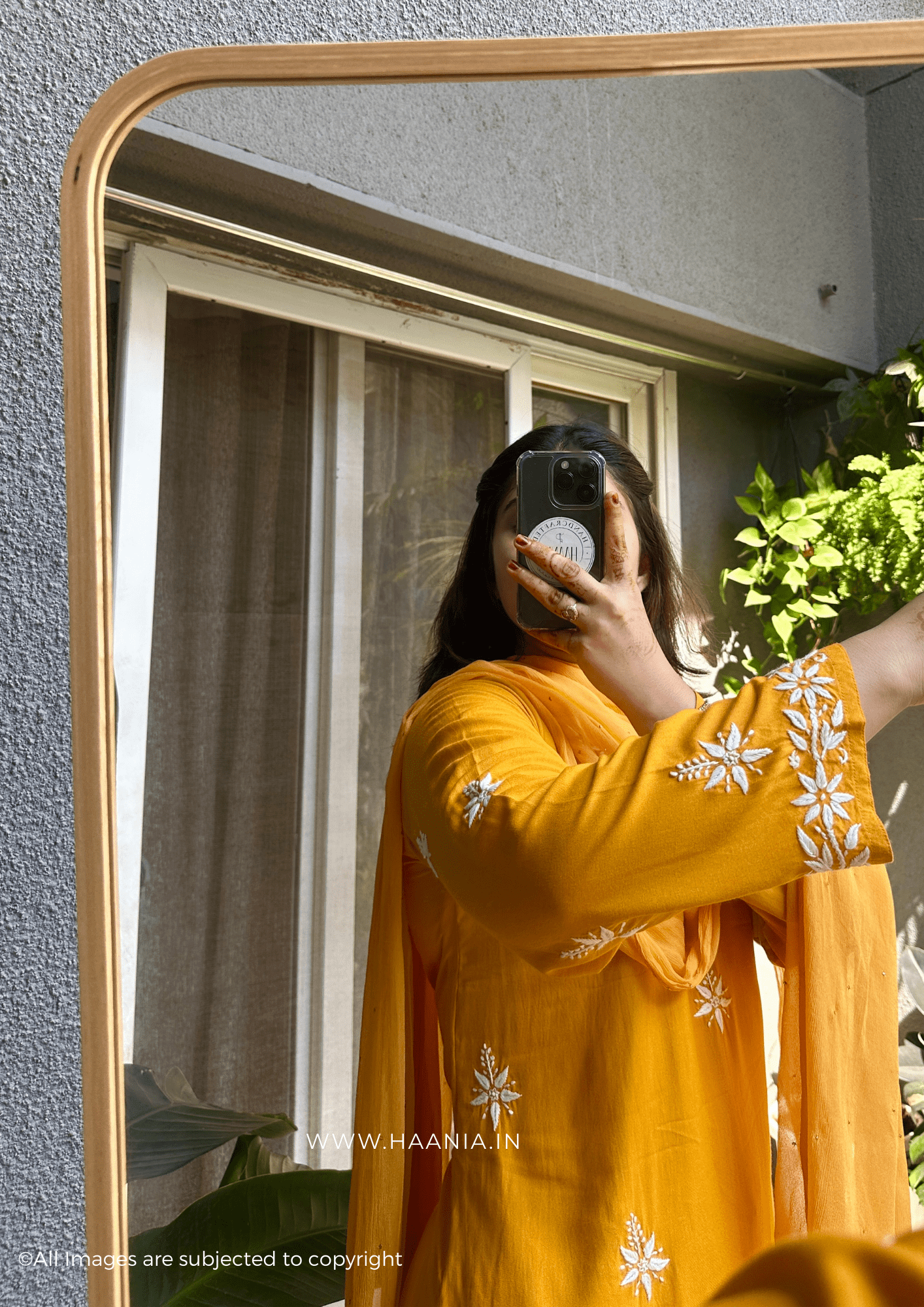 Haya Handcrafted Chikankari Modal Cotton Garara Set