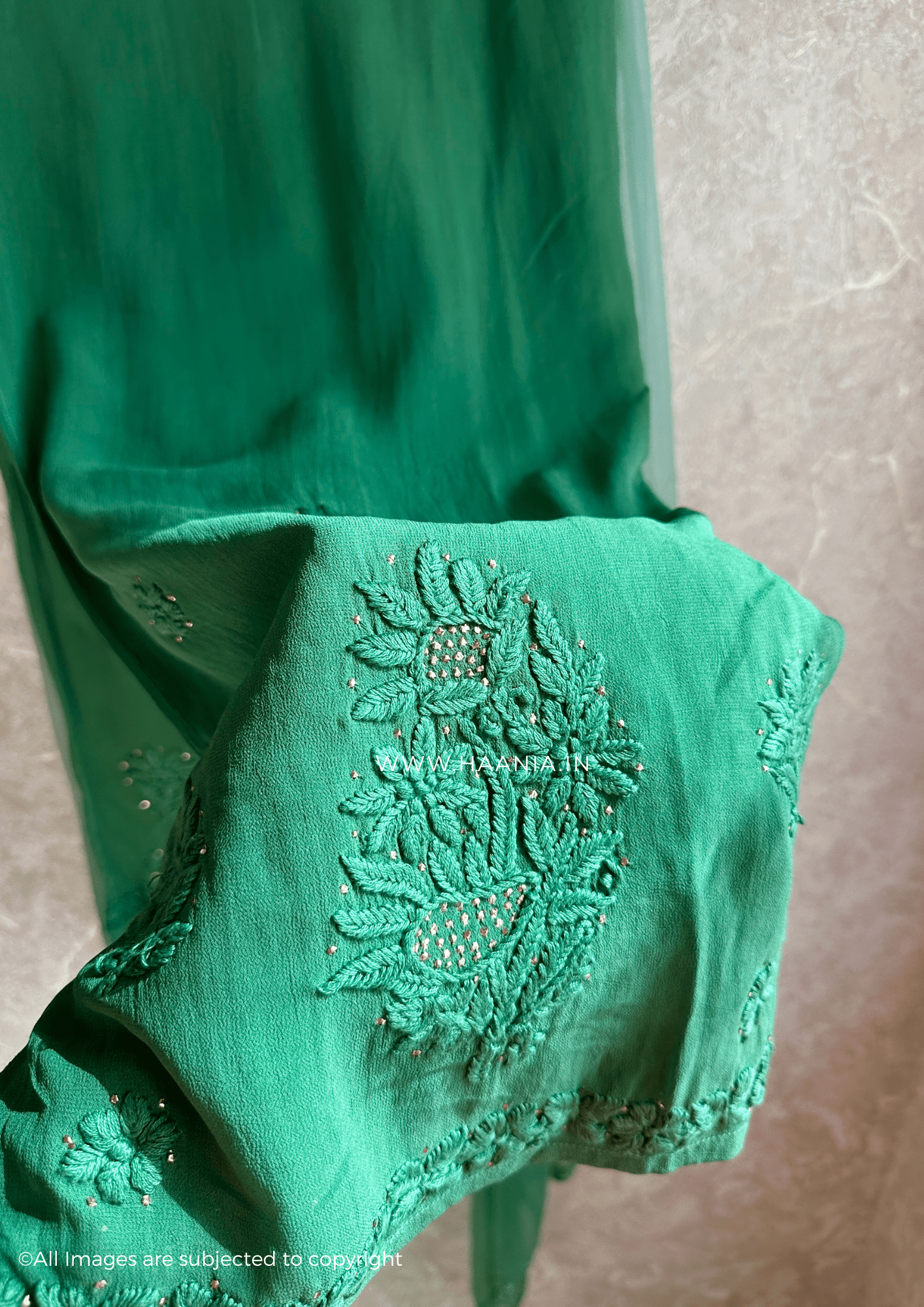 Nurul Kasab Jaal Chikankari Viscose Suit Set