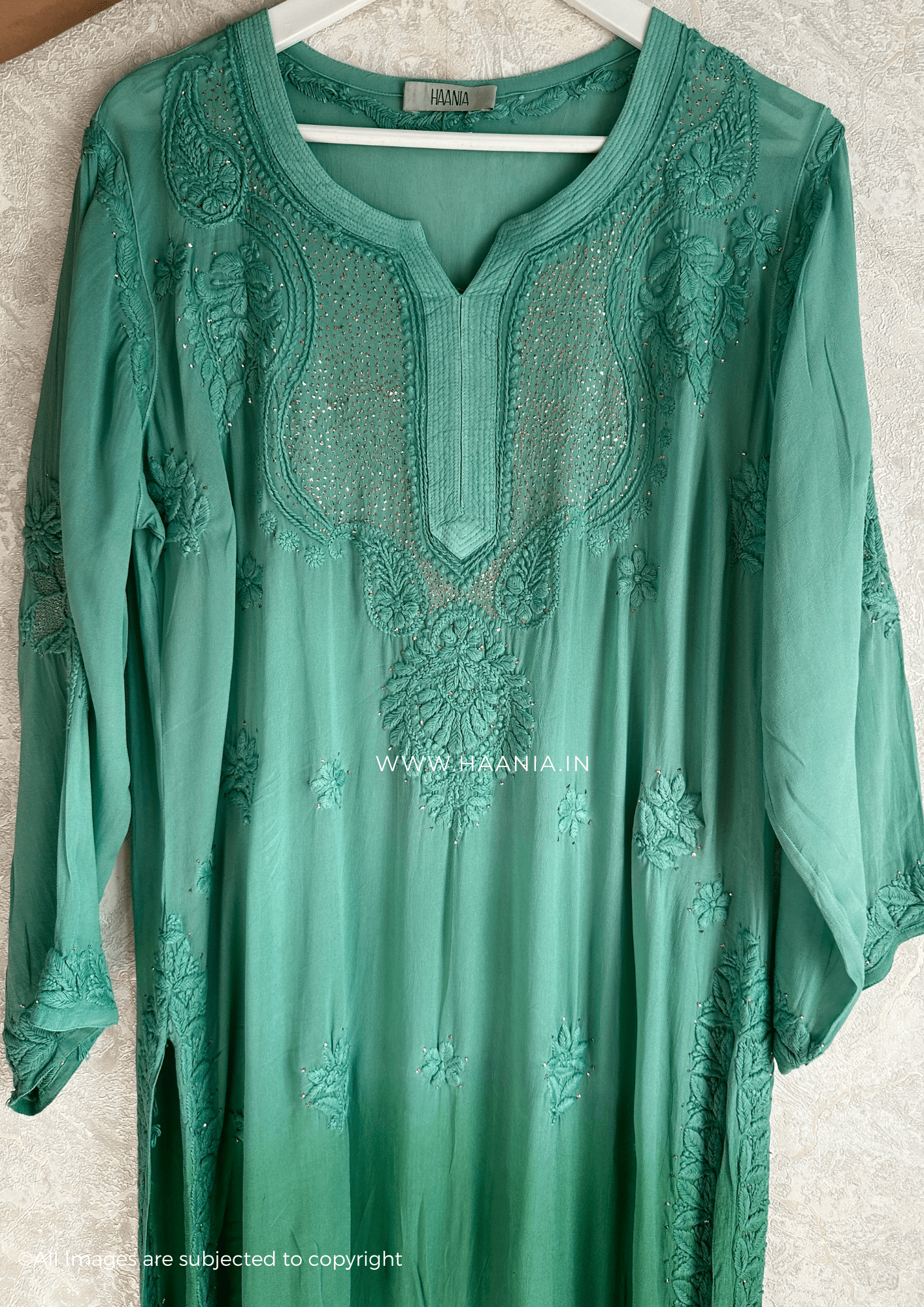 Nurul Kasab Jaal Chikankari Viscose Suit Set