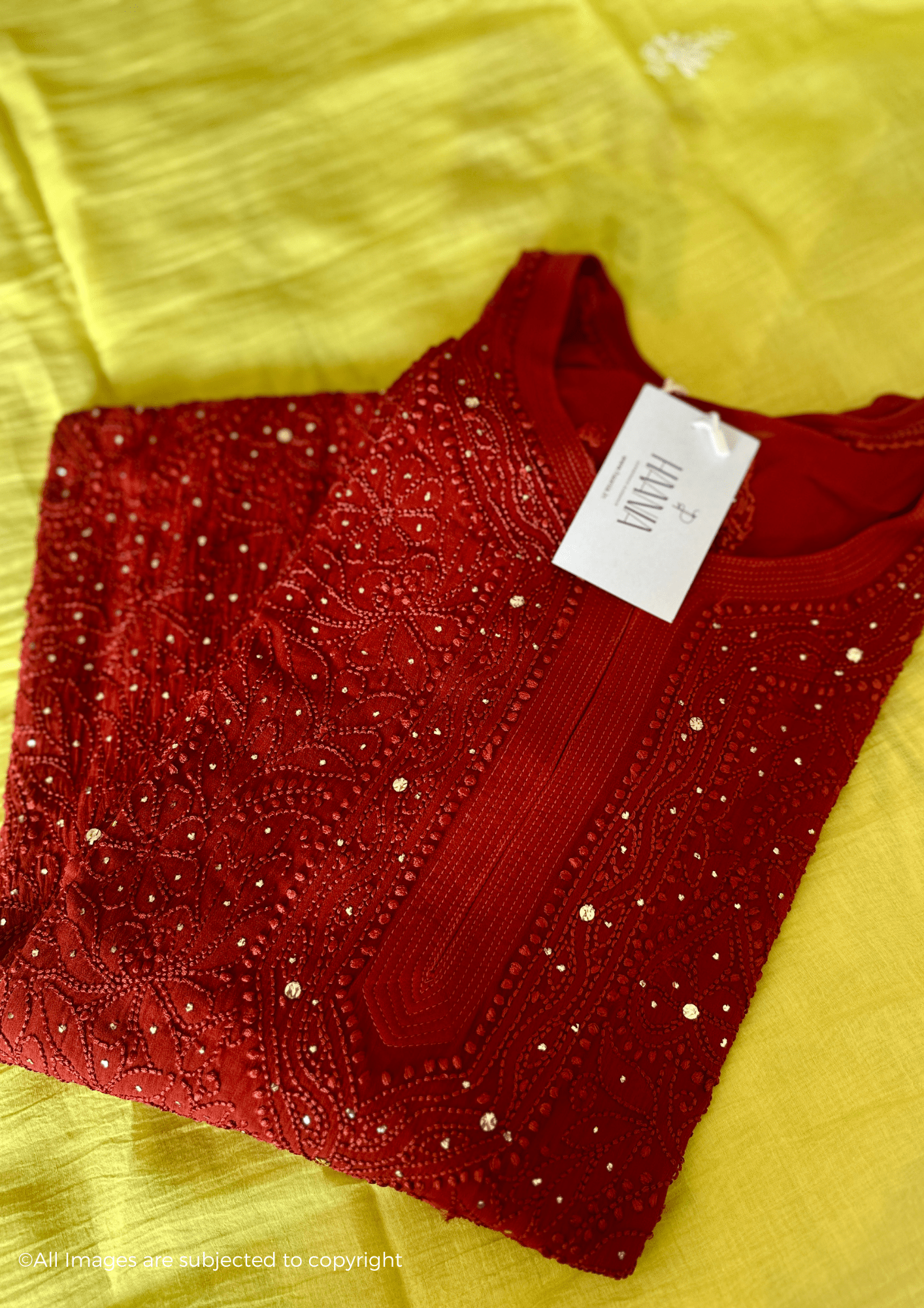 Full Jaal Viscose Chikankari Kurti