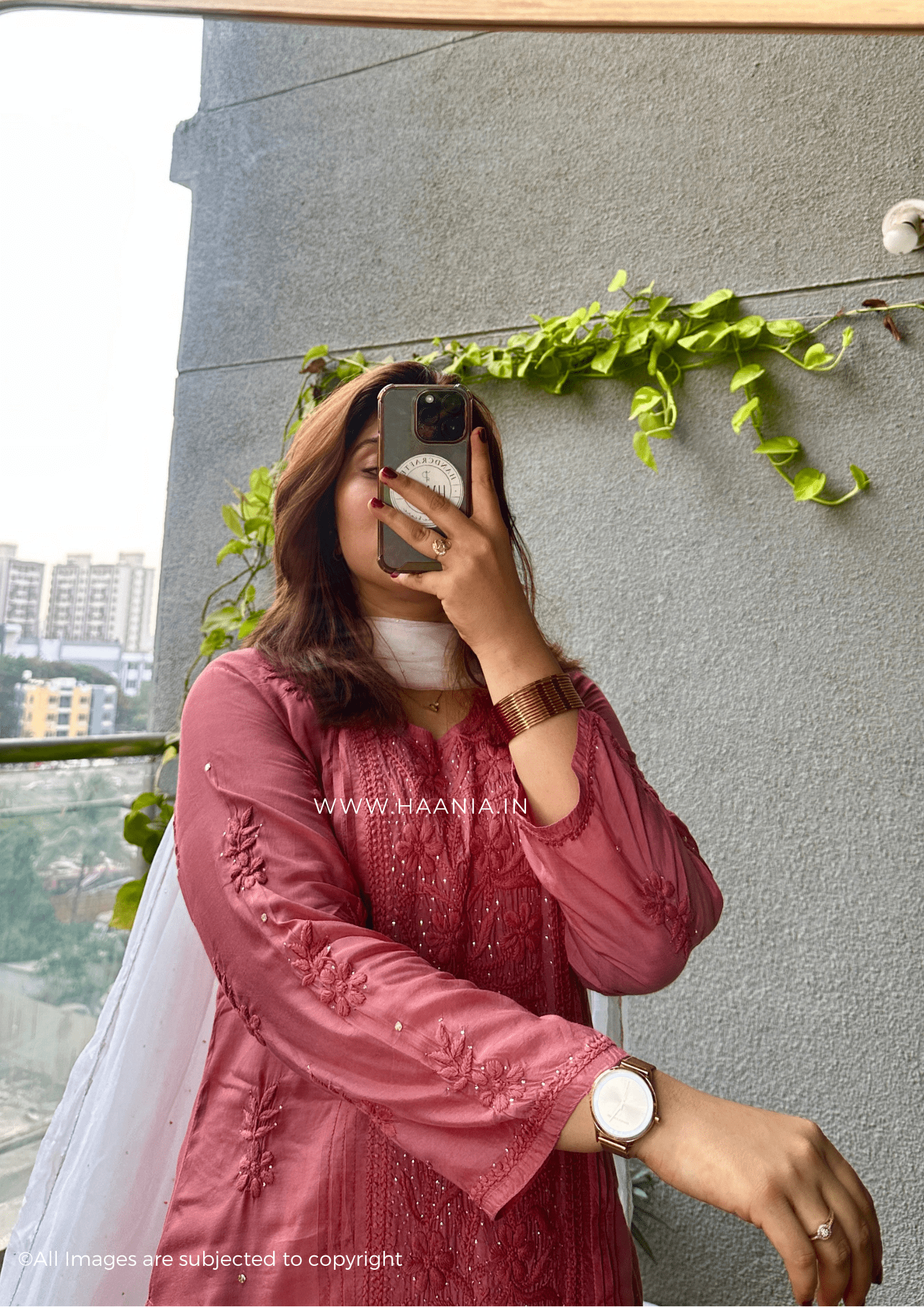 Zoya Premium Muslin Chikankari Kurti