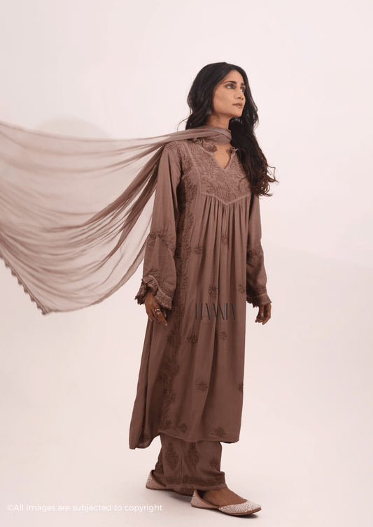 Mehreen Sustainable Chikankari Suit Set