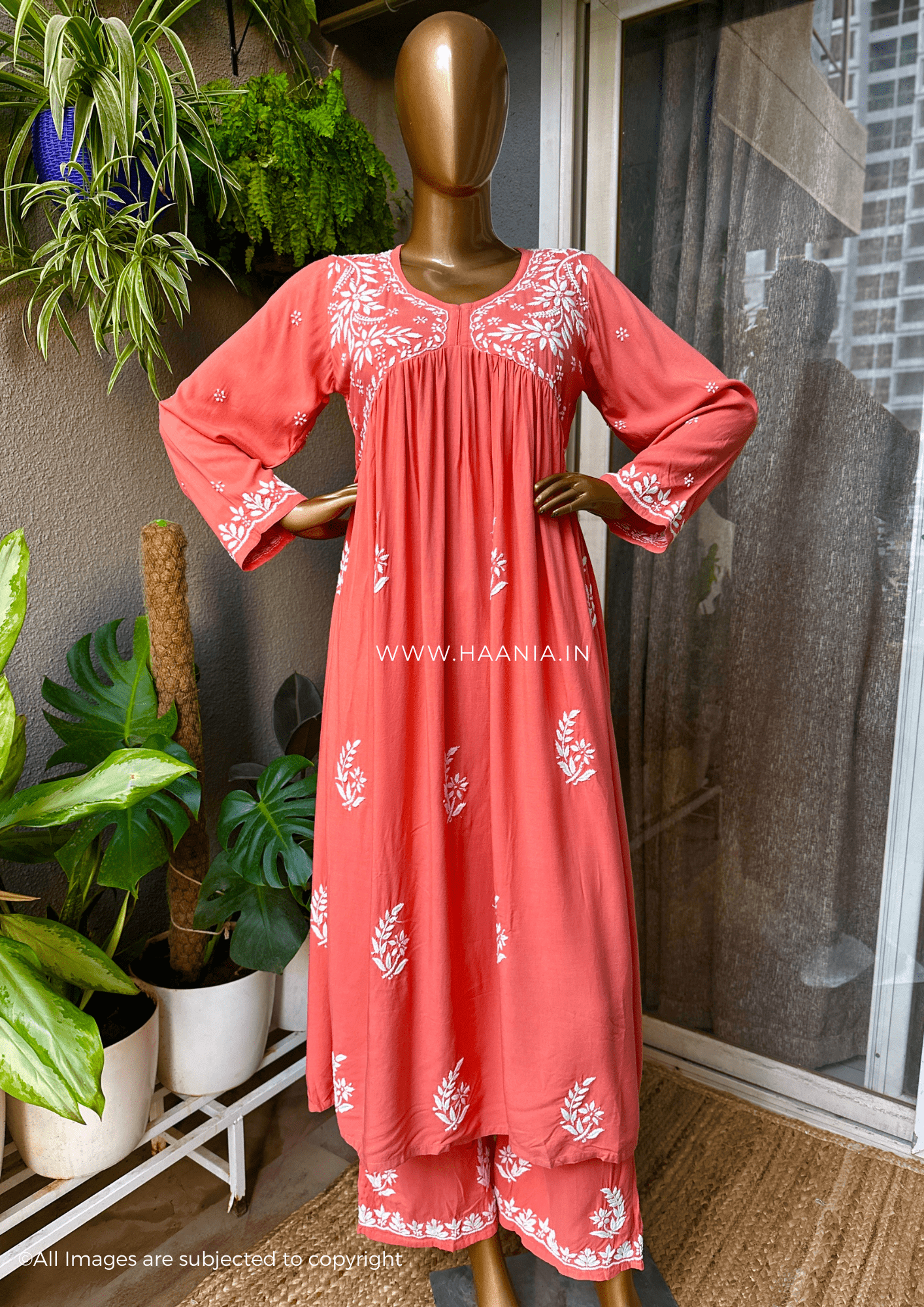 Heer Handcrafted Chikankari Suit Set