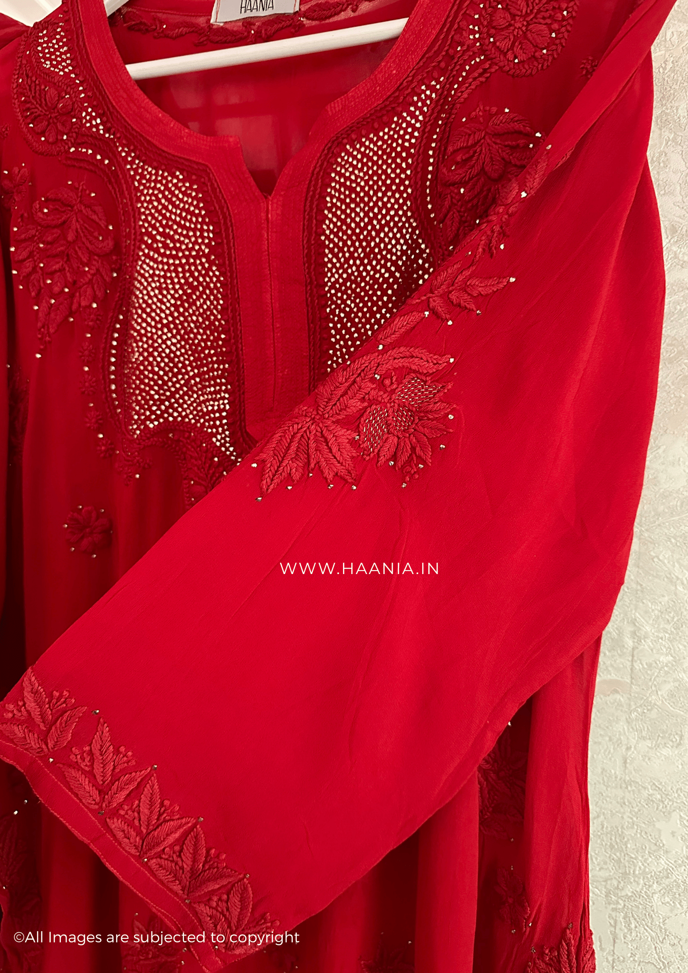 Nurul Kasab Jaal Chikankari Viscose Suit Set
