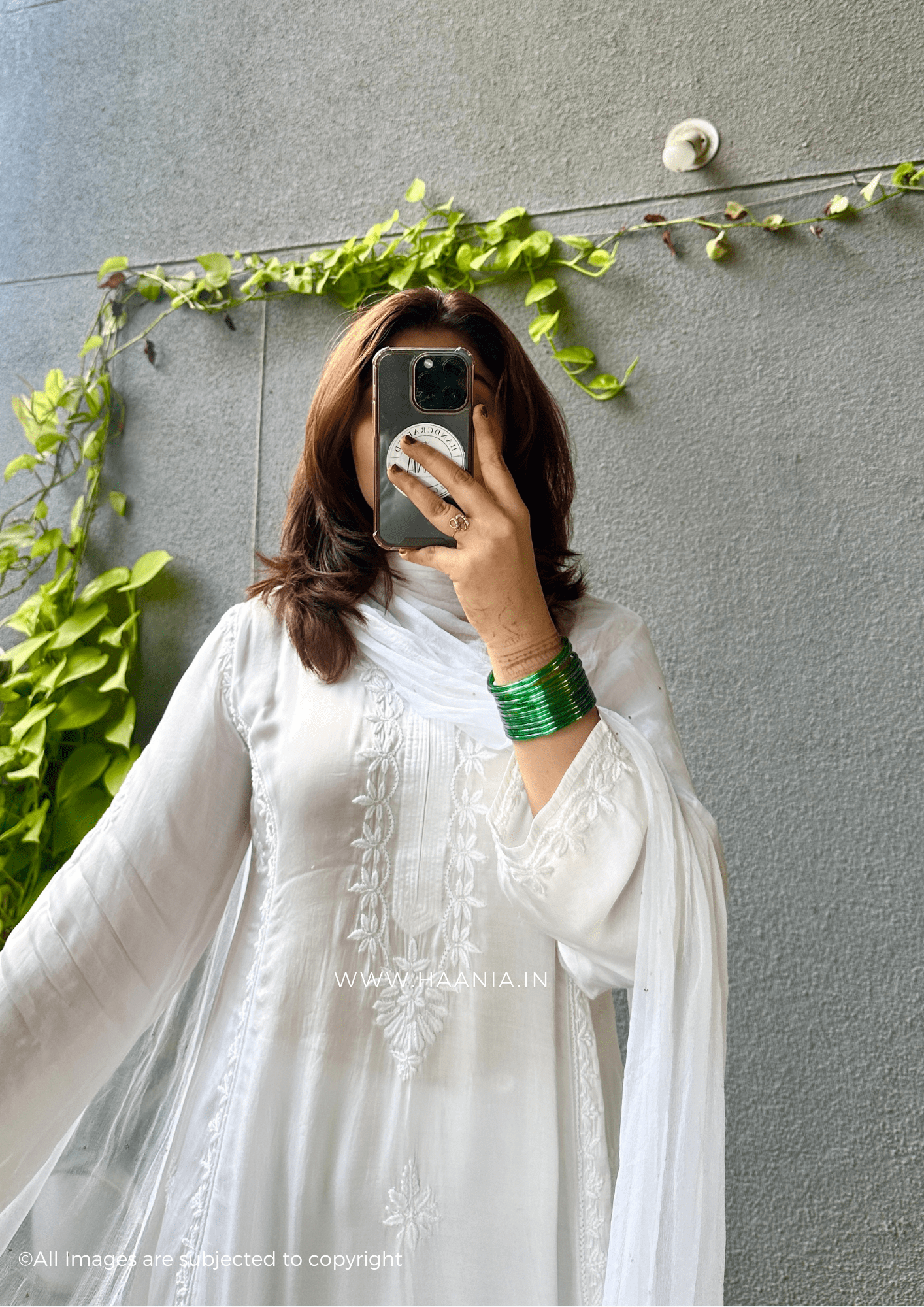 Roohi Handcrafted Chikankari Modal Silk Suit Set