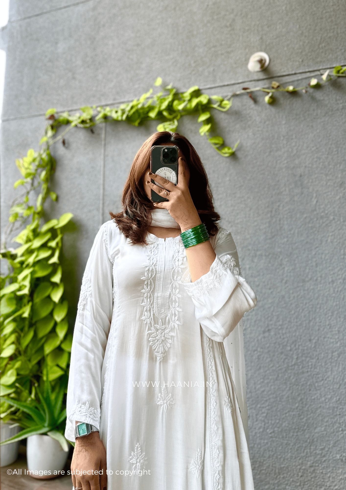 Roohi Handcrafted Chikankari Modal Silk Suit Set