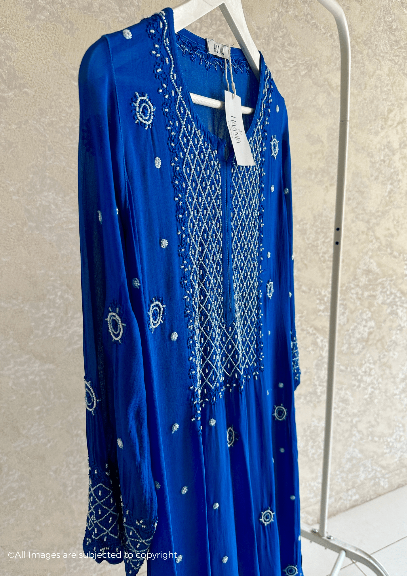 Noor Chikankari Pearl & Cutdana Kurti