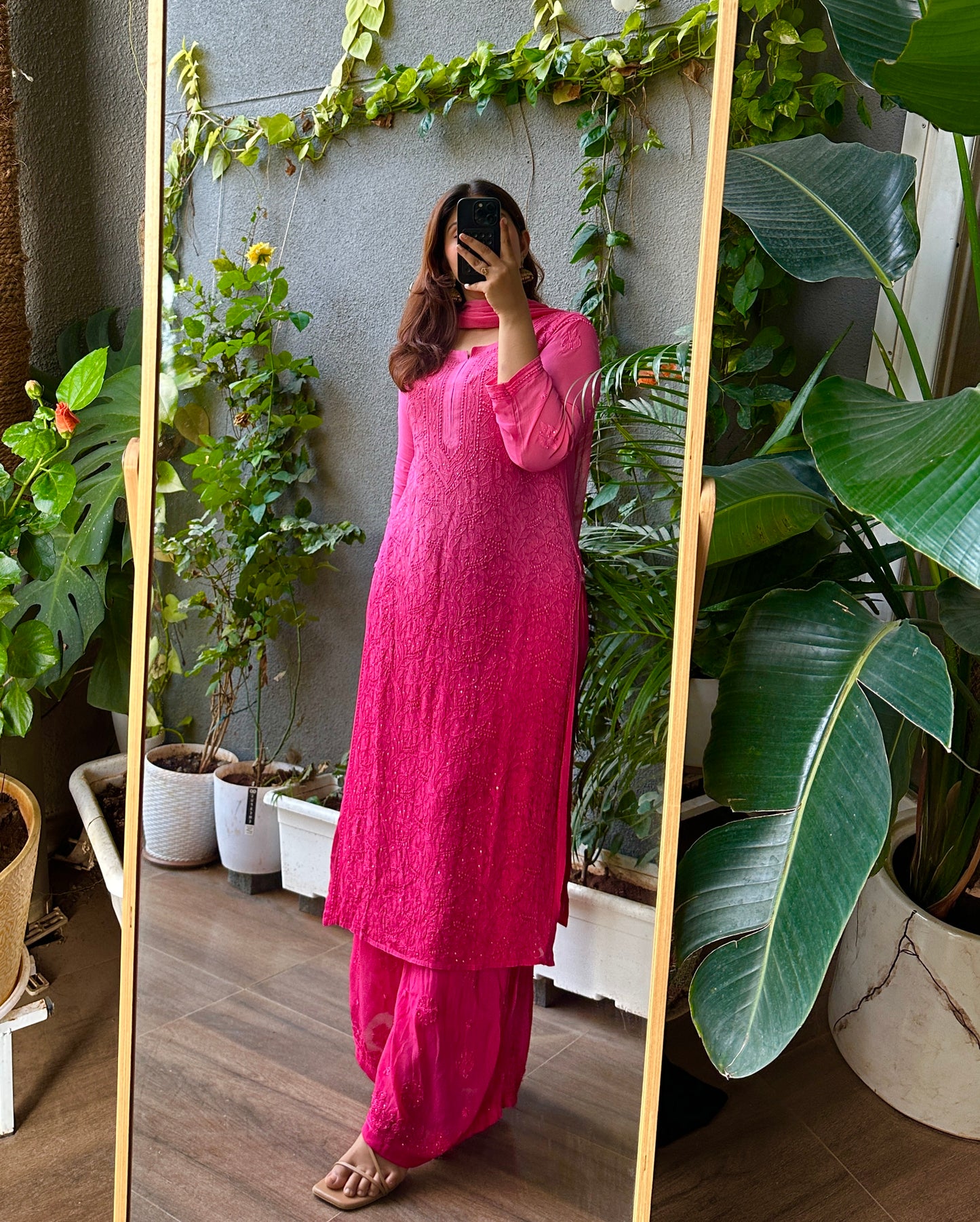 Gulabo Heavy Jaal Chikankari Suit Set