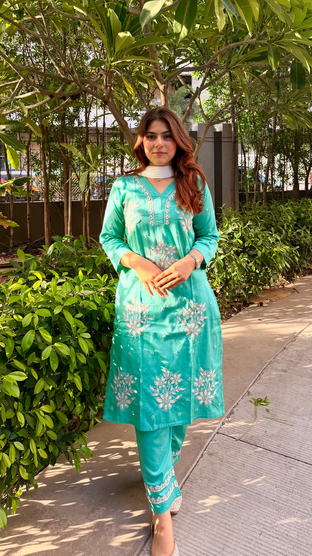Maira Chikankari Kurta Set