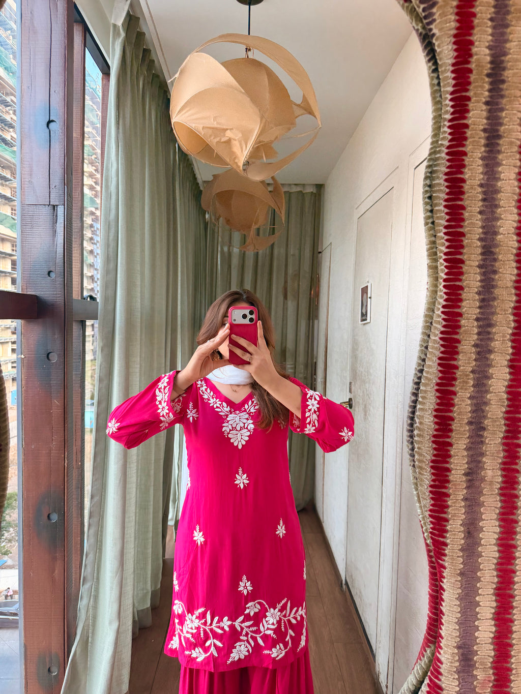 Haya Chikankari Garara set