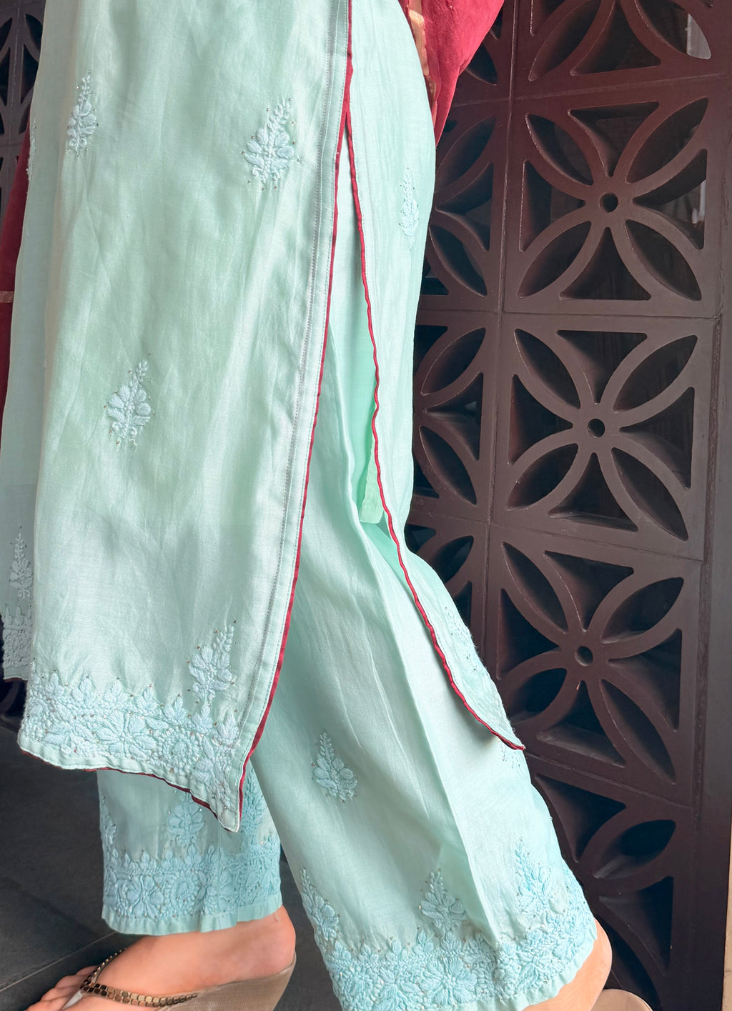 Kumkum Katha Chanderi Suit Set