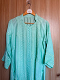 Muslin Chikankari Long Kurta