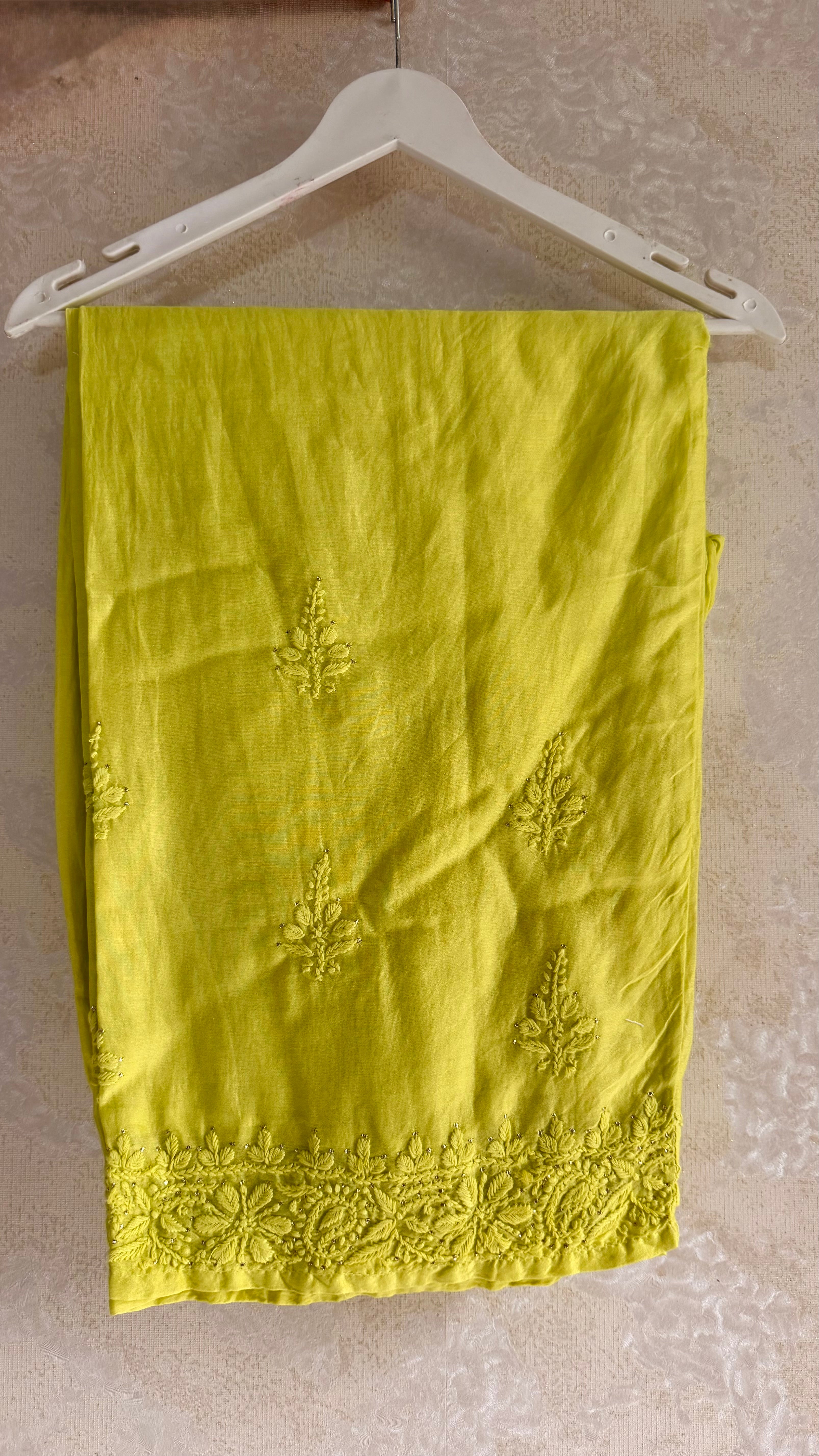Garden Sky Chanderi Silk Suit Set