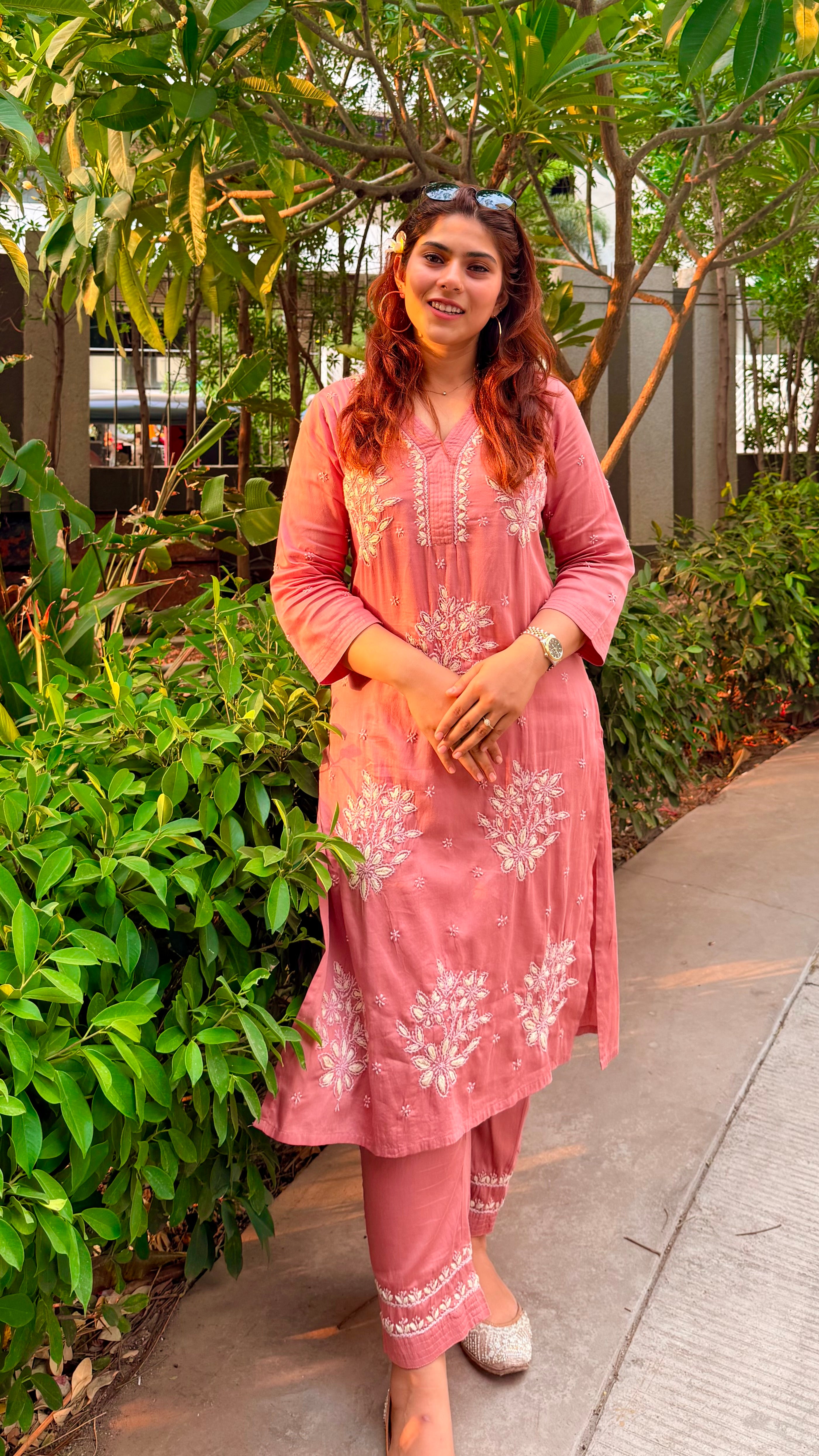 Maira Chikankari Kurta Set