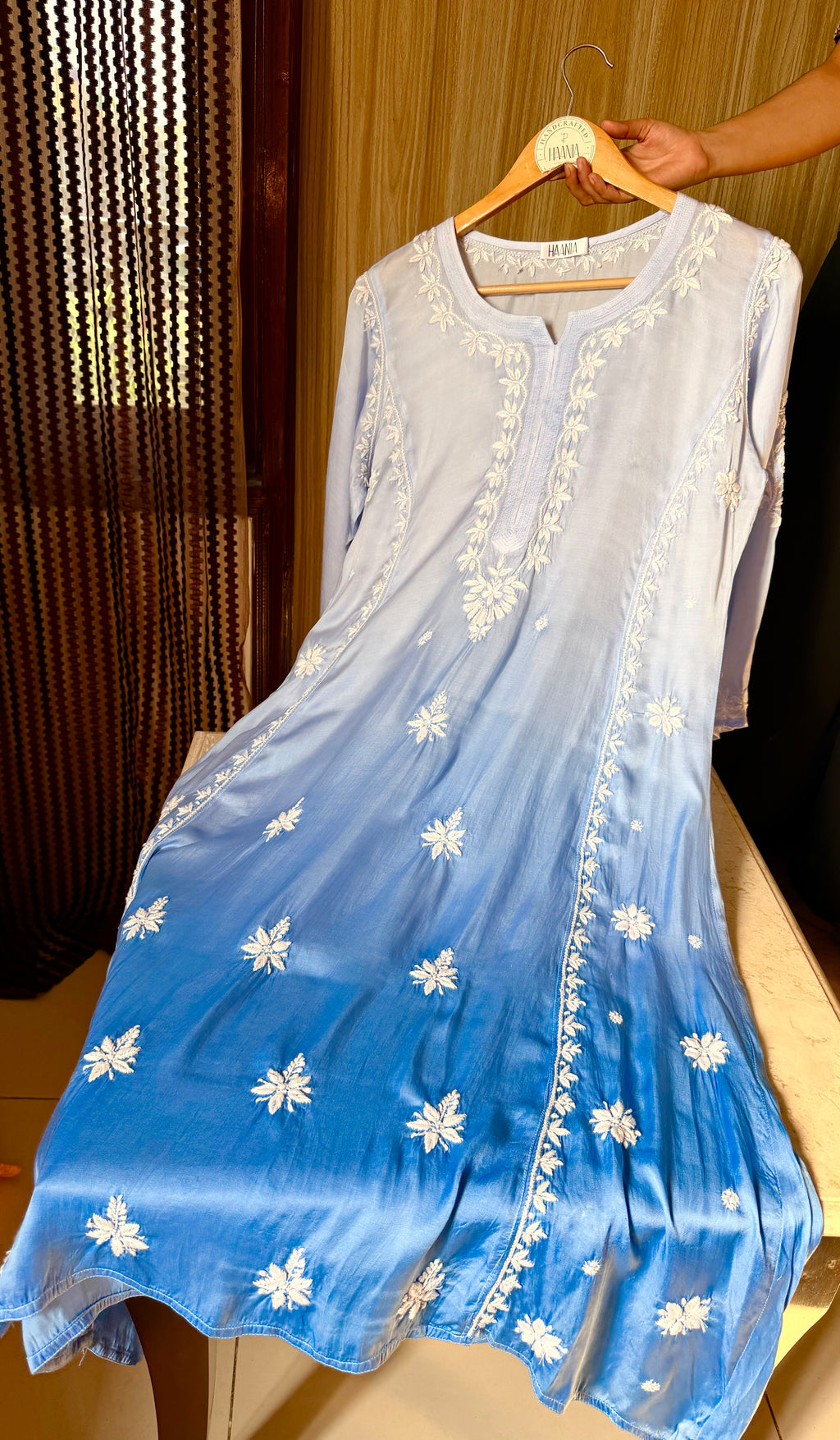 Hues of Blue Chikankari Kurta