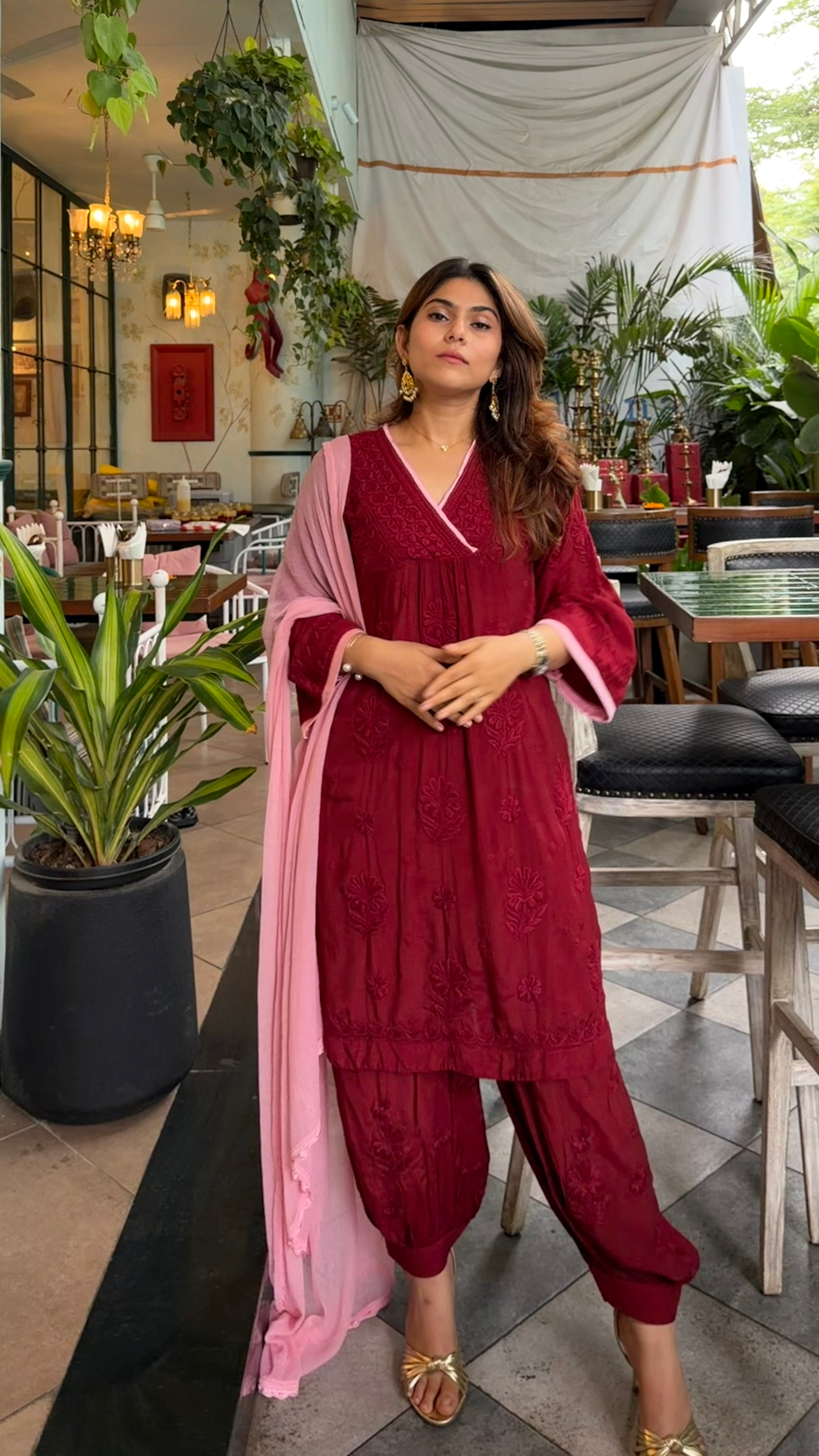 Marooned in Love Chikankari Suit Set