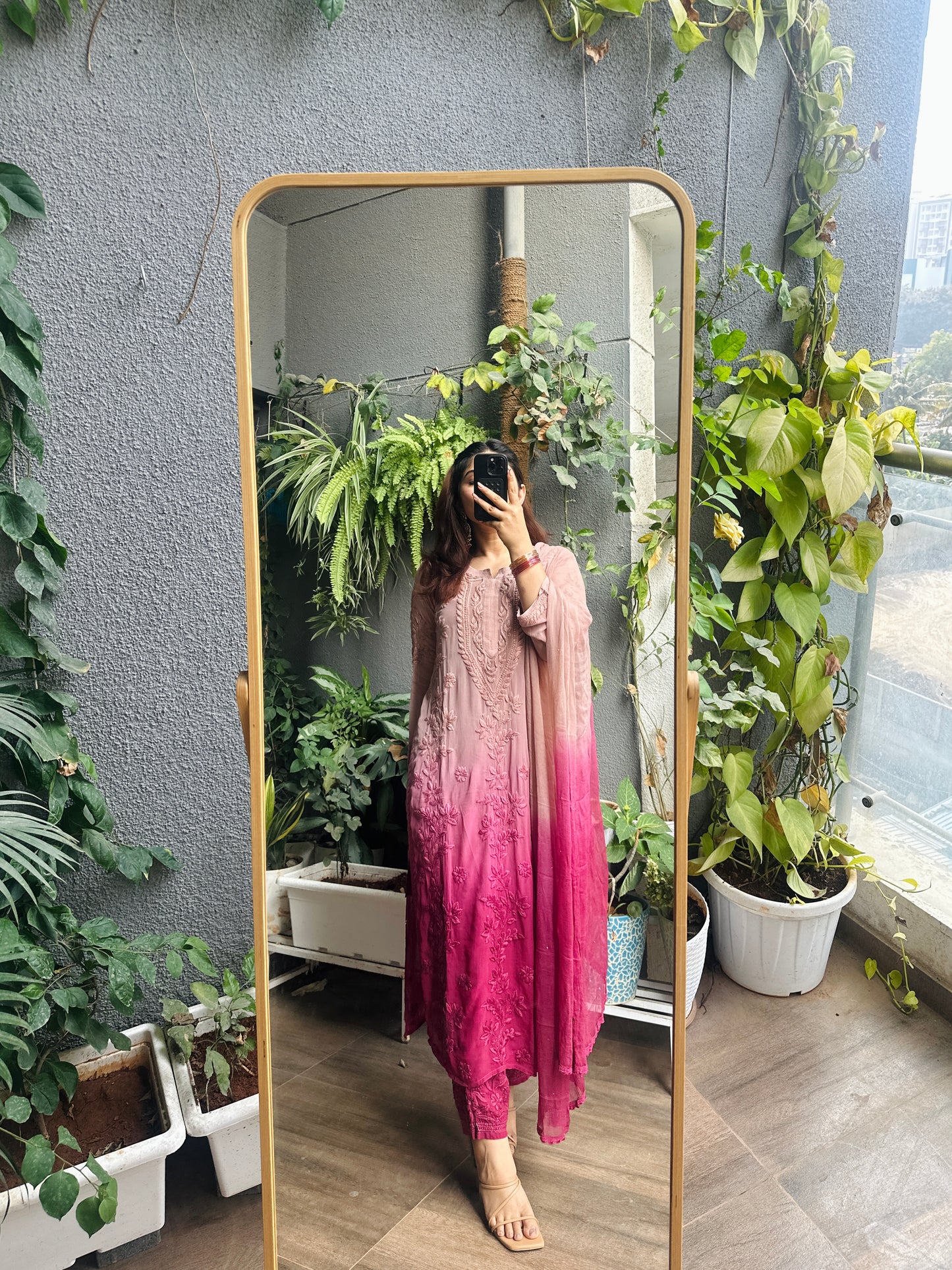 Misti Doi Chikankari 3 Piece Suit Set