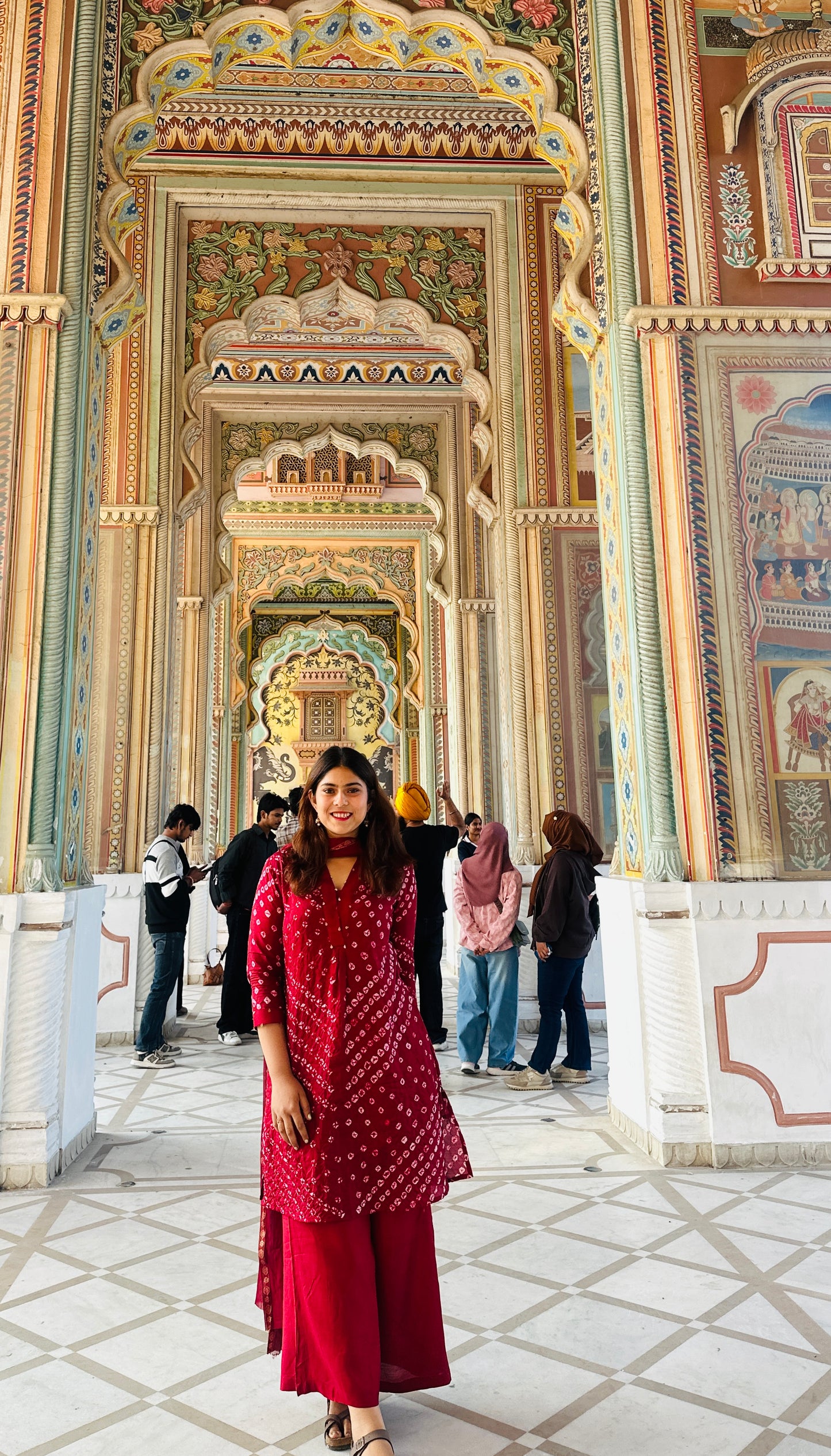 Authentic Handcrafted Bandhani Silk Co-ord set