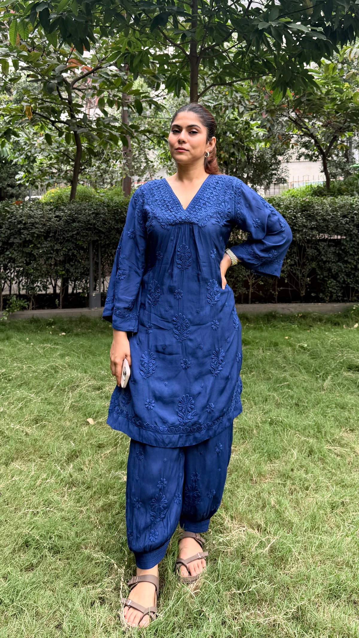 Am to PM Edit in Solid Blue