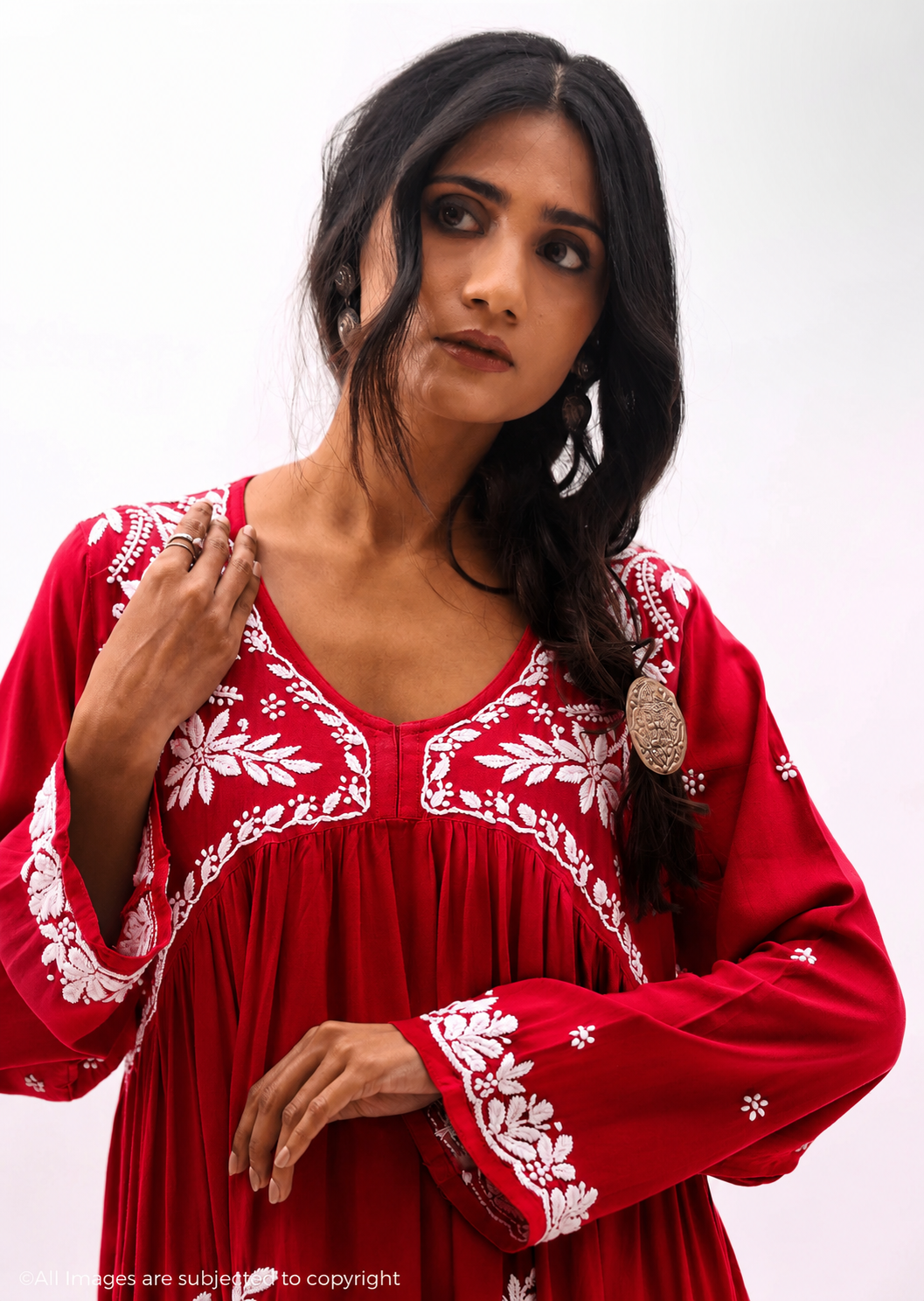 Alia Handcrafted Chikankari Suit Set