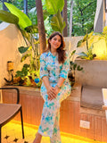 Floral Mul Mul Cotton Chikankari Set