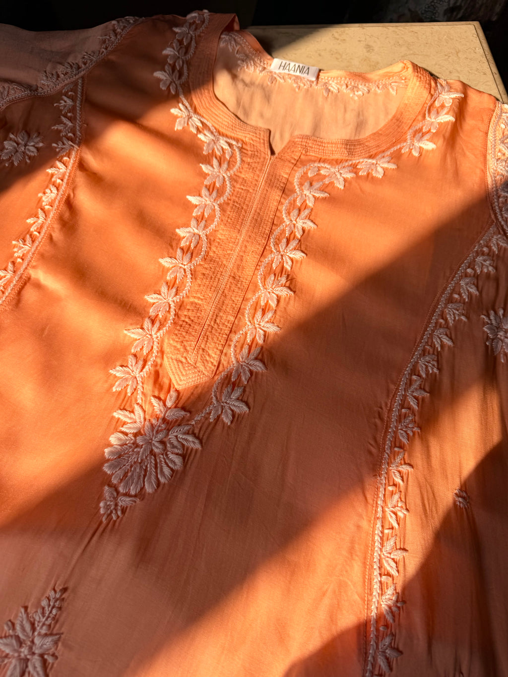 Gulkand Inspired Chikankari Kurta