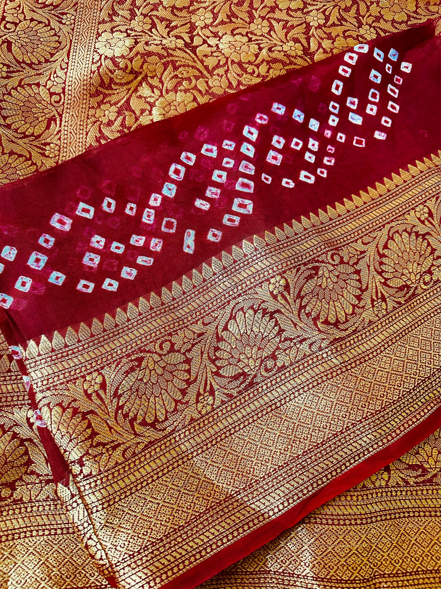 Authentic Bandhani Saree