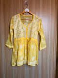 Chikankari Georgette Short Kurti