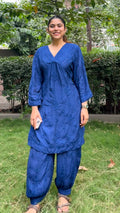 Am to PM Edit in Solid Blue