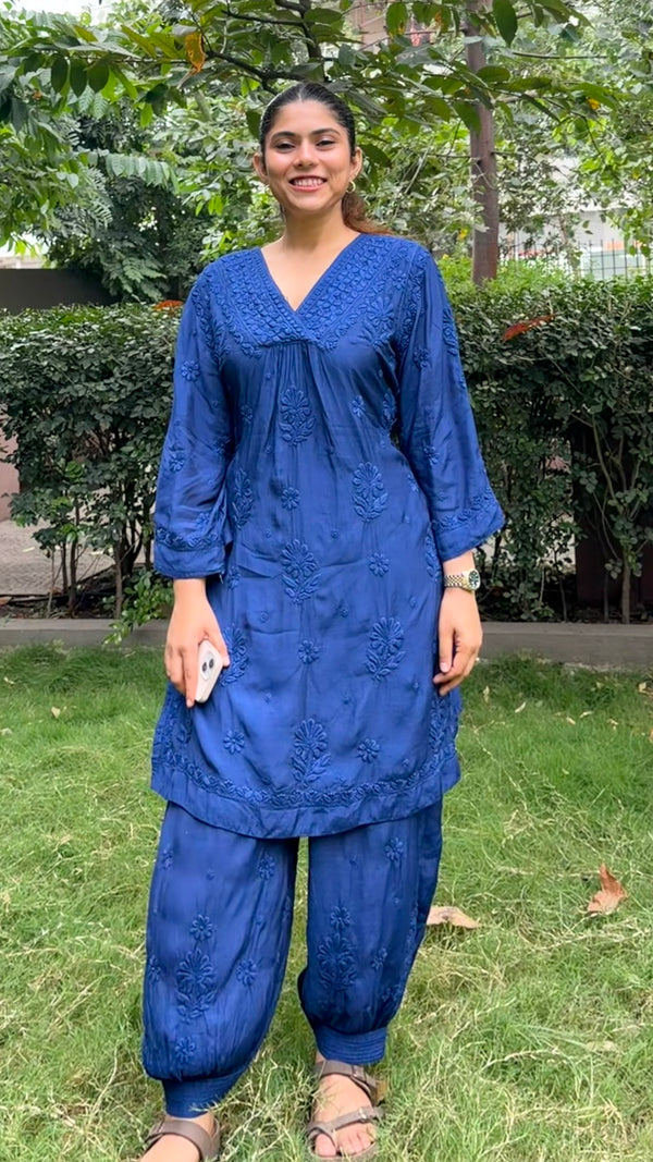 Am to PM Edit in Solid Blue
