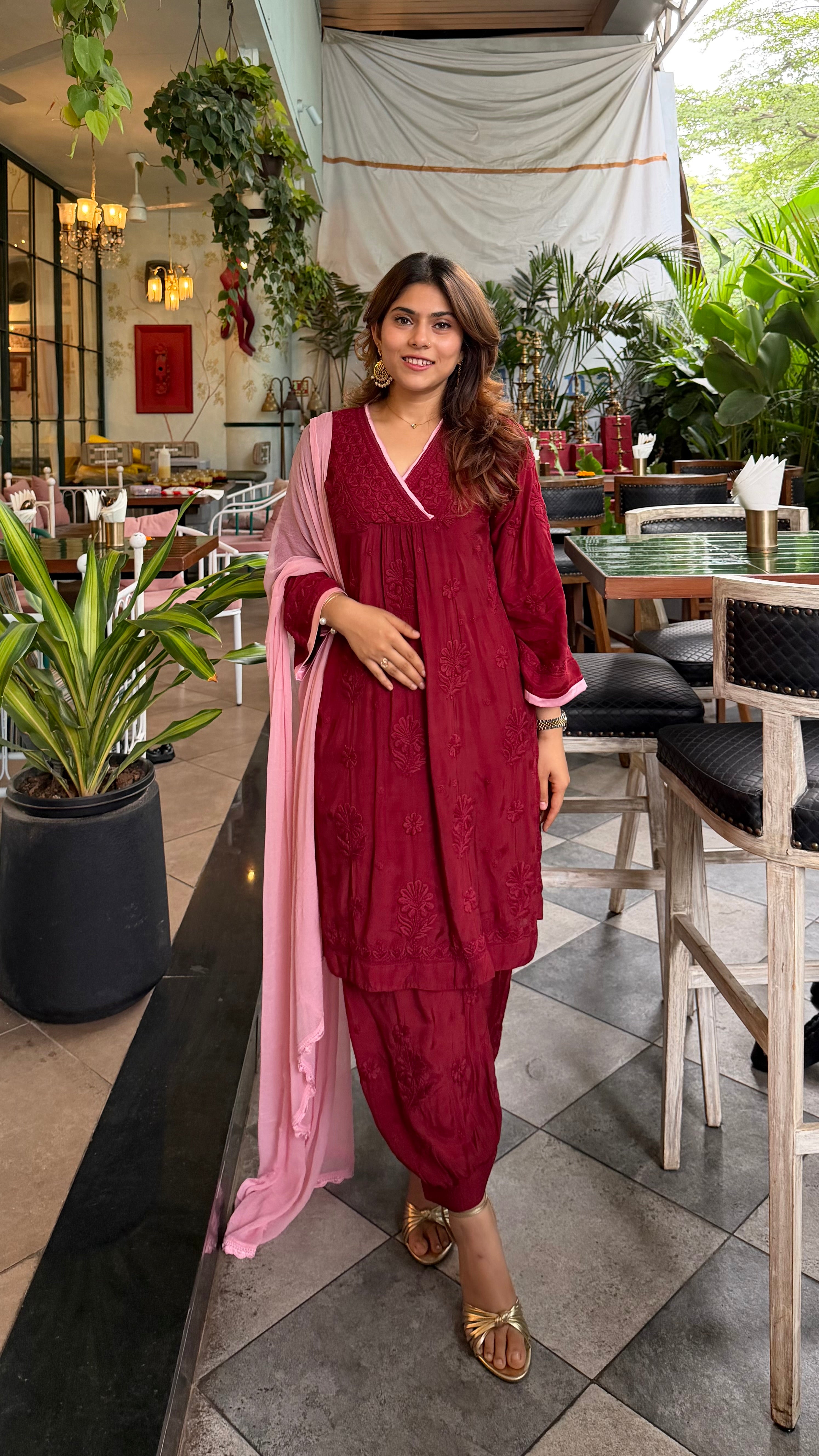 Marooned in Love Chikankari Suit Set