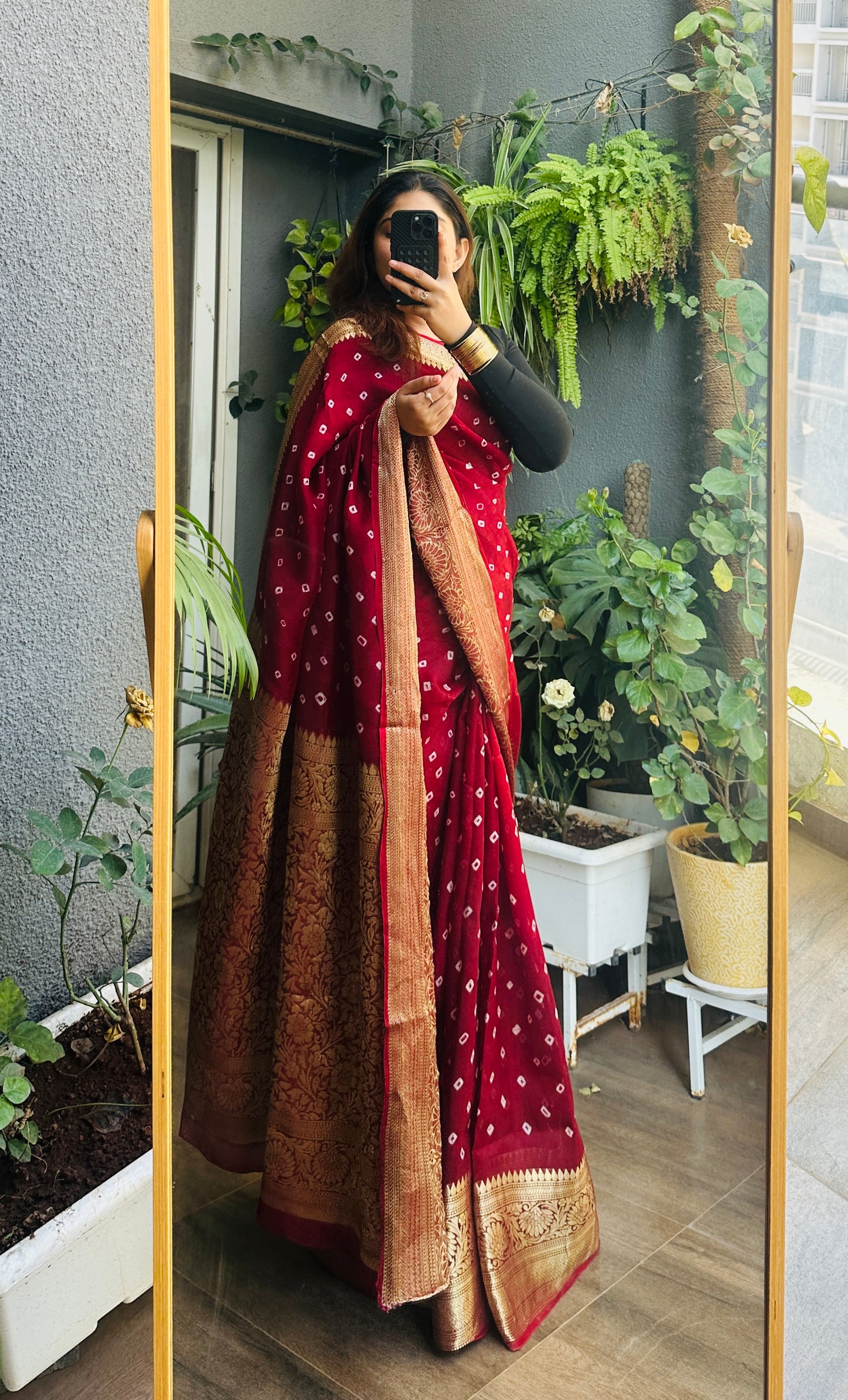 Authentic Bandhani Saree