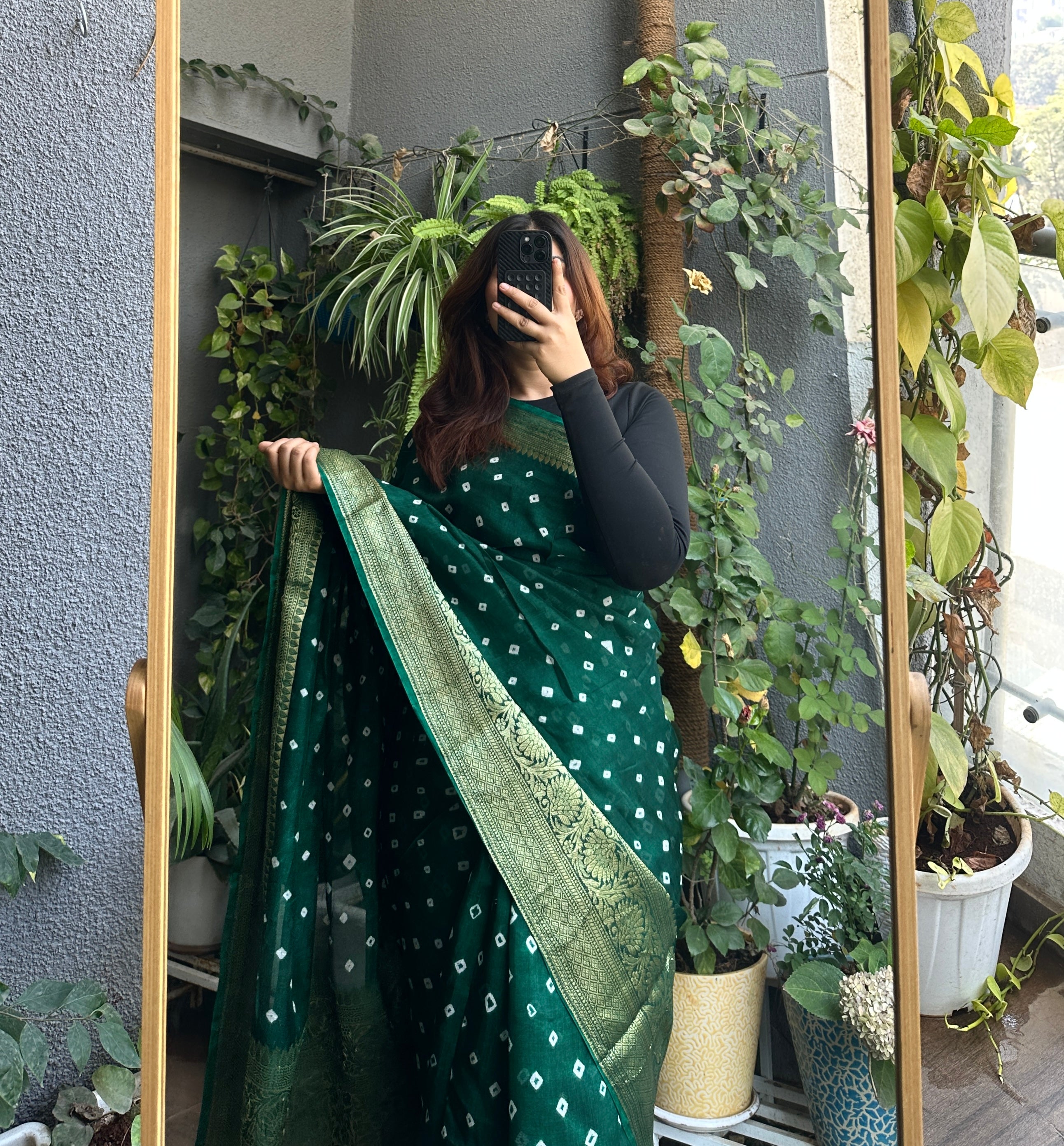 Authentic Bandhani Saree