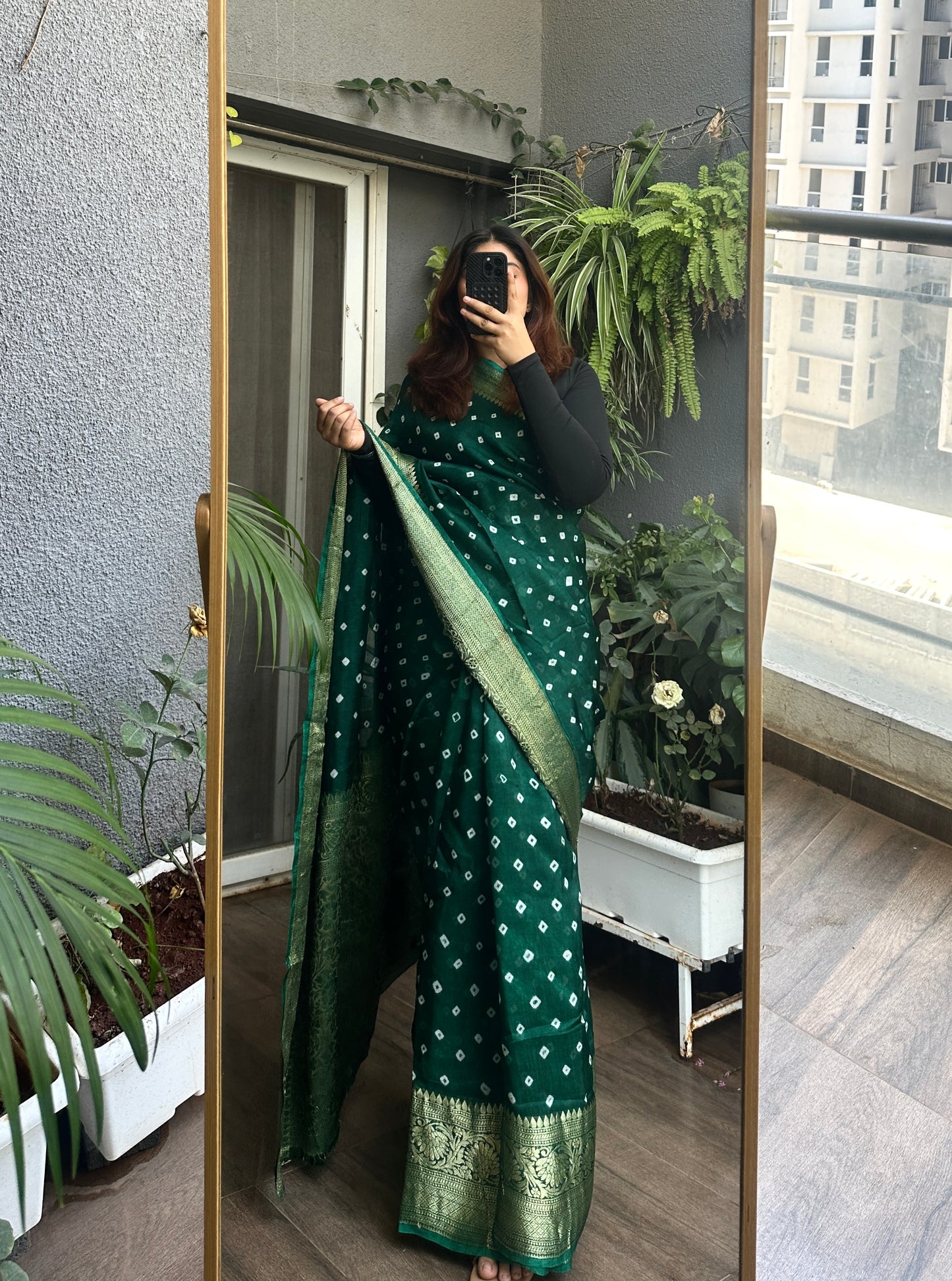 Authentic Bandhani Saree