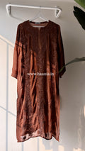 Zara Handcrafted Chikankari Premium Viscose Long Kurta
