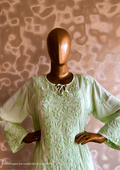 Afra Handcrafted Chikankari Modal Cotton Kurta