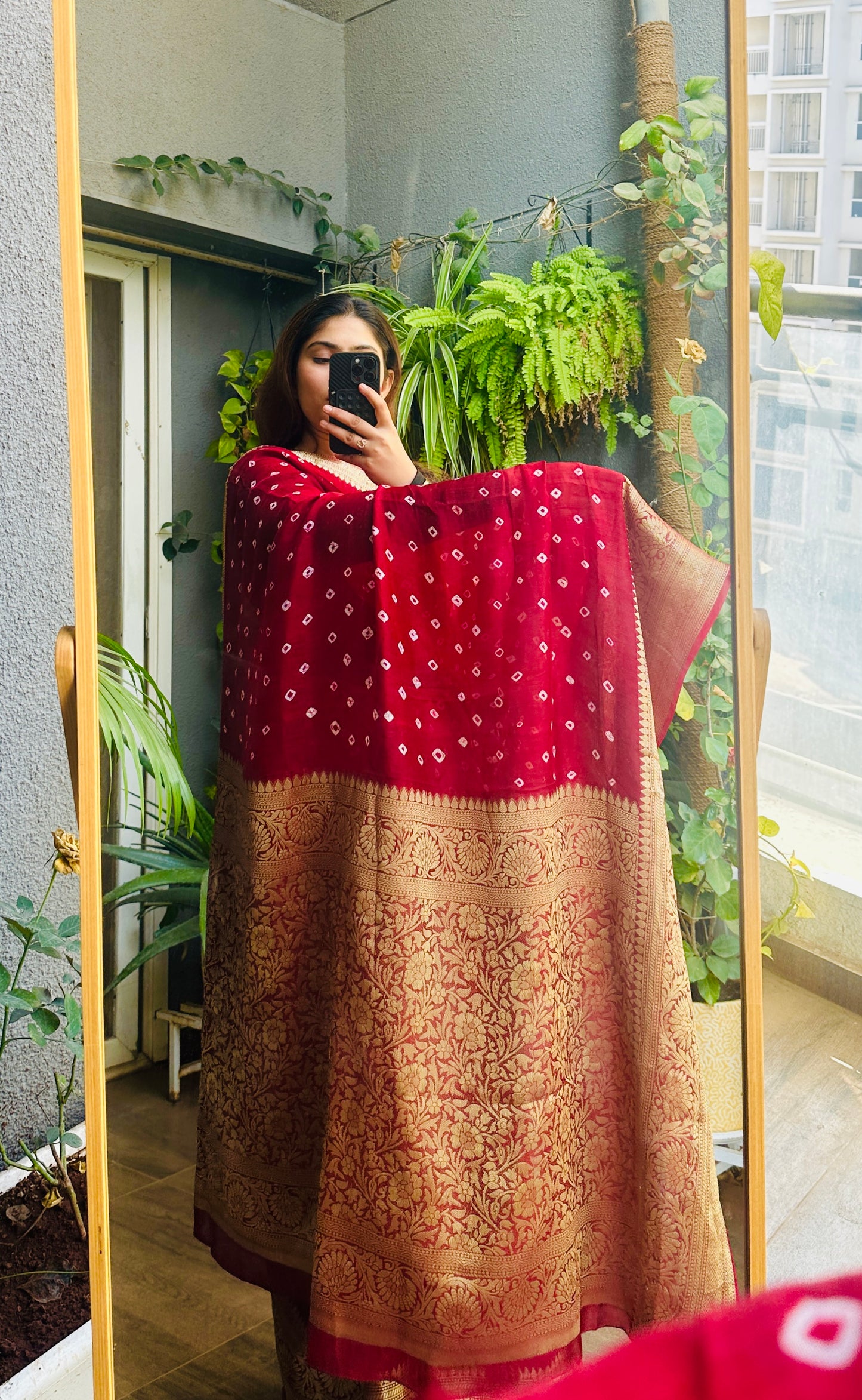 Authentic Bandhani Saree