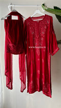 Kumkum Inspired Chikankari Suit Set