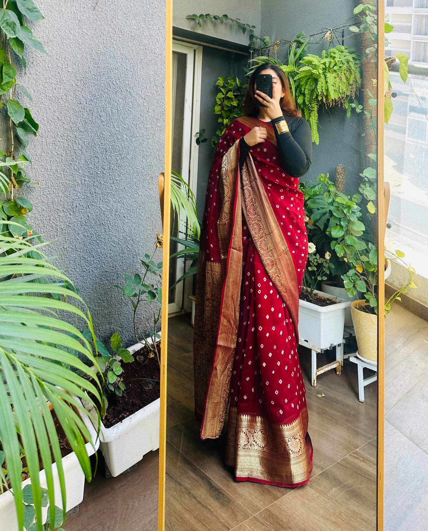 Authentic Bandhani Saree