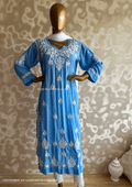 Modal Cotton Chikankari Kurti