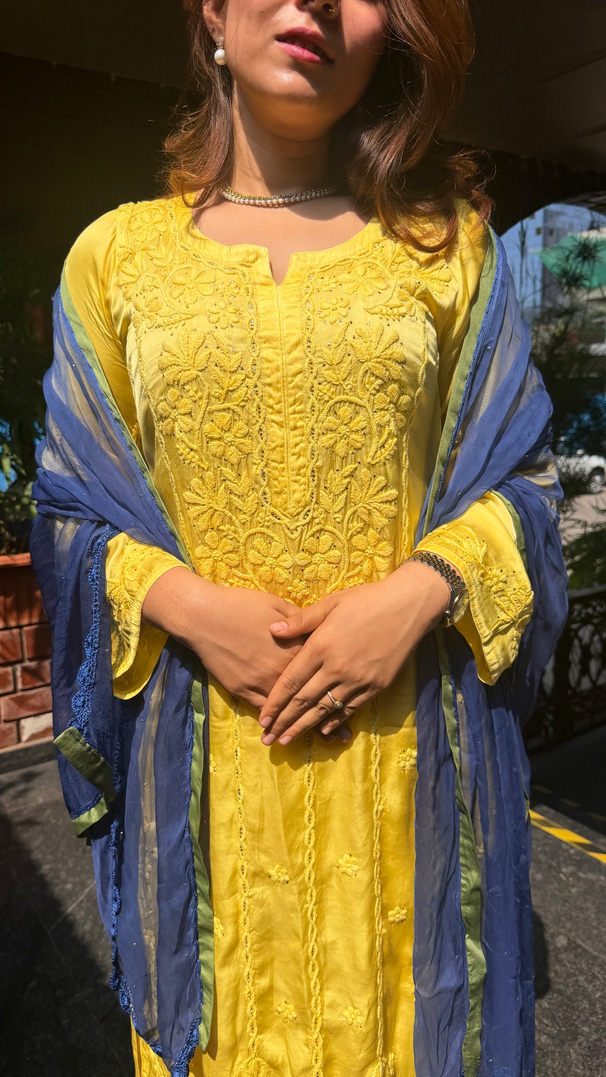 Nazar Battu Inspired Modal Silk Suit Set