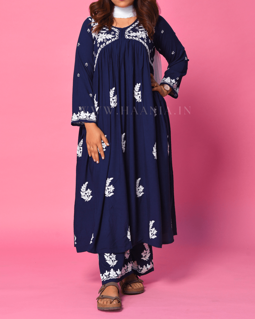 Heer Handcrafted Chikankari Suit Set