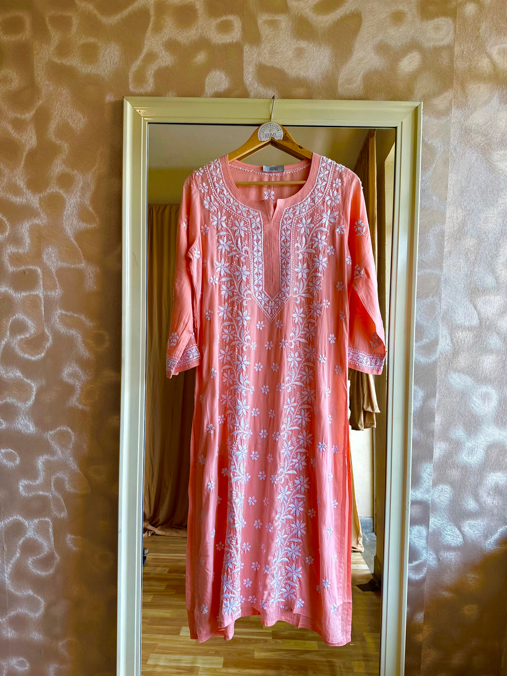 Handcrafted Chikankari Pure Buttery Soft Modal Cotton Kurta