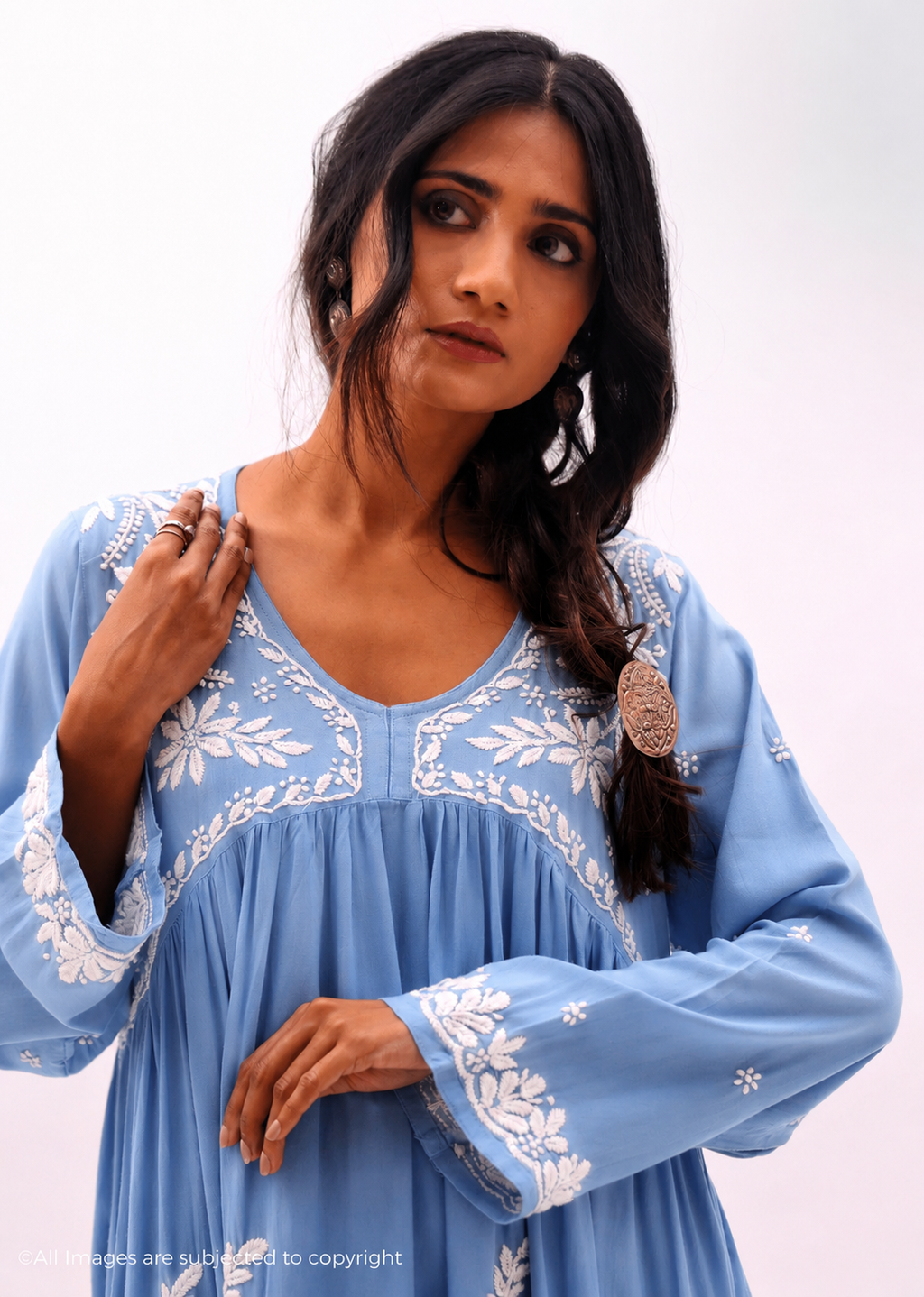 Alia Handcrafted Chikankari Suit Set