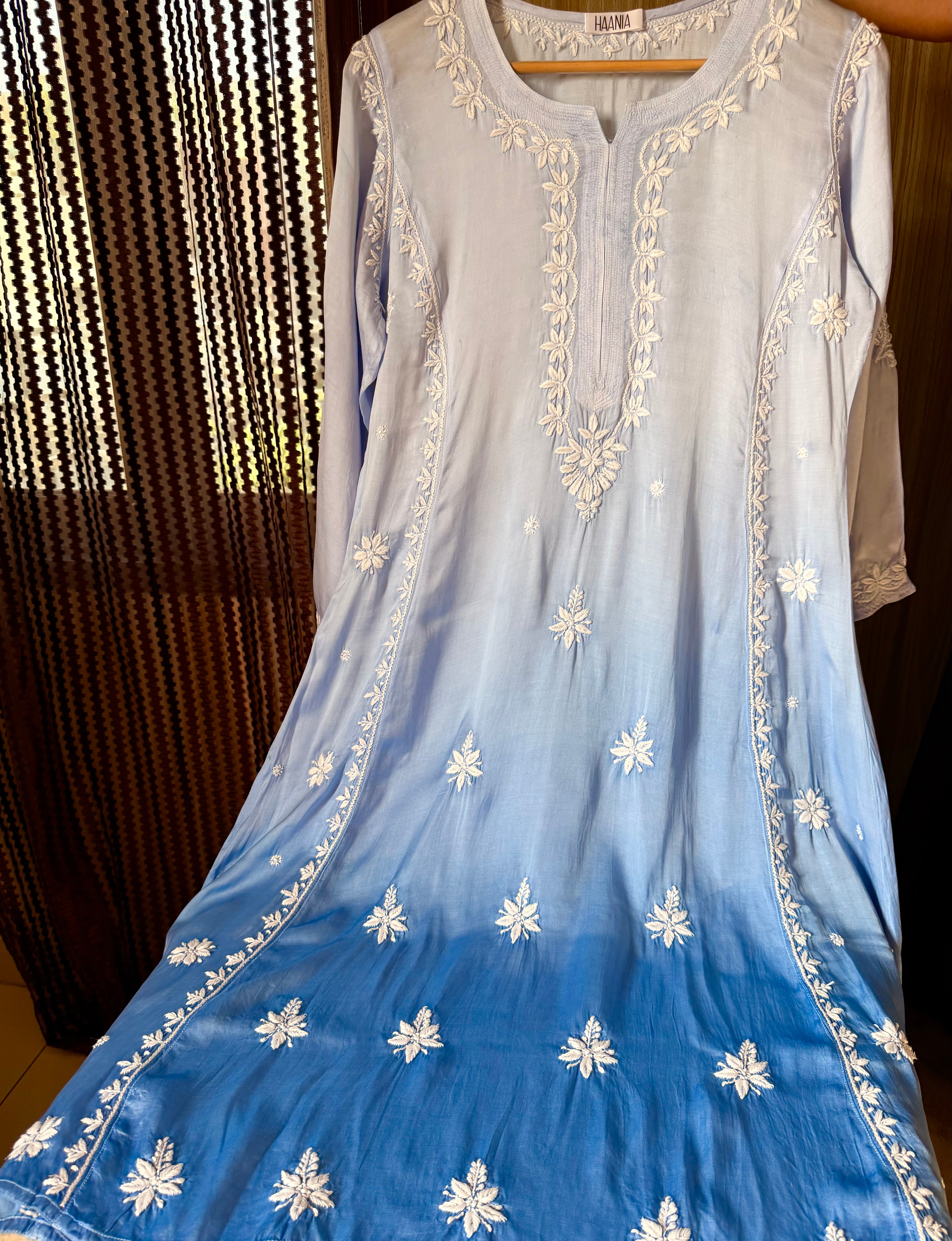 Hues of Blue Chikankari Kurta