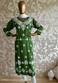 Modal Cotton Chikankari Kurti
